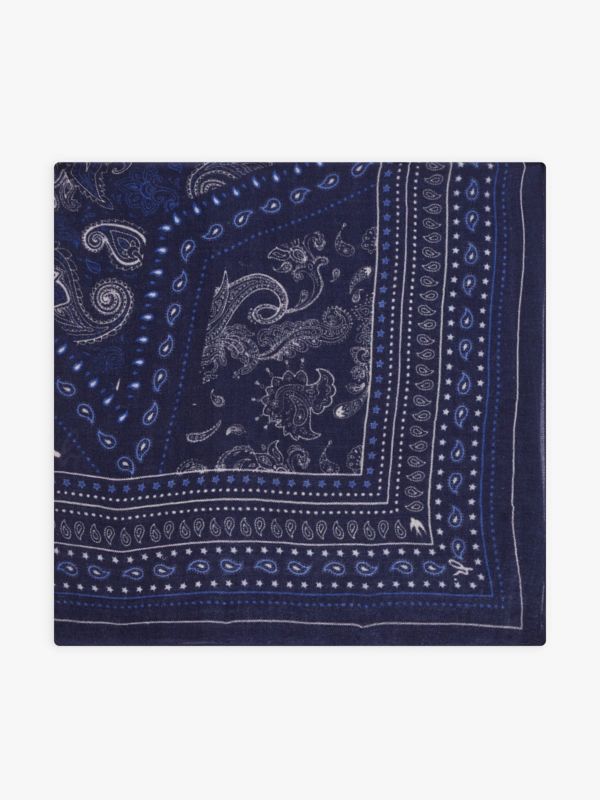 blue wool Anton square 