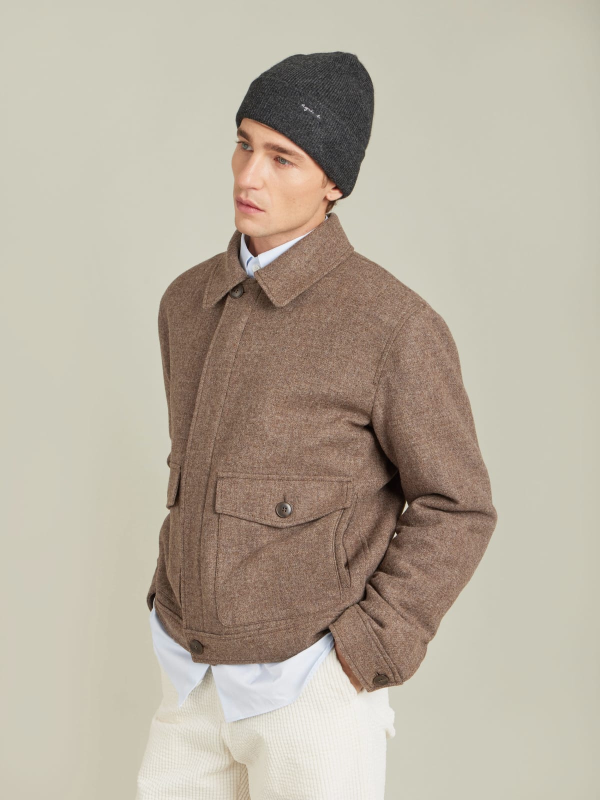 brown shetland wool jacket brown shetland wool jacket