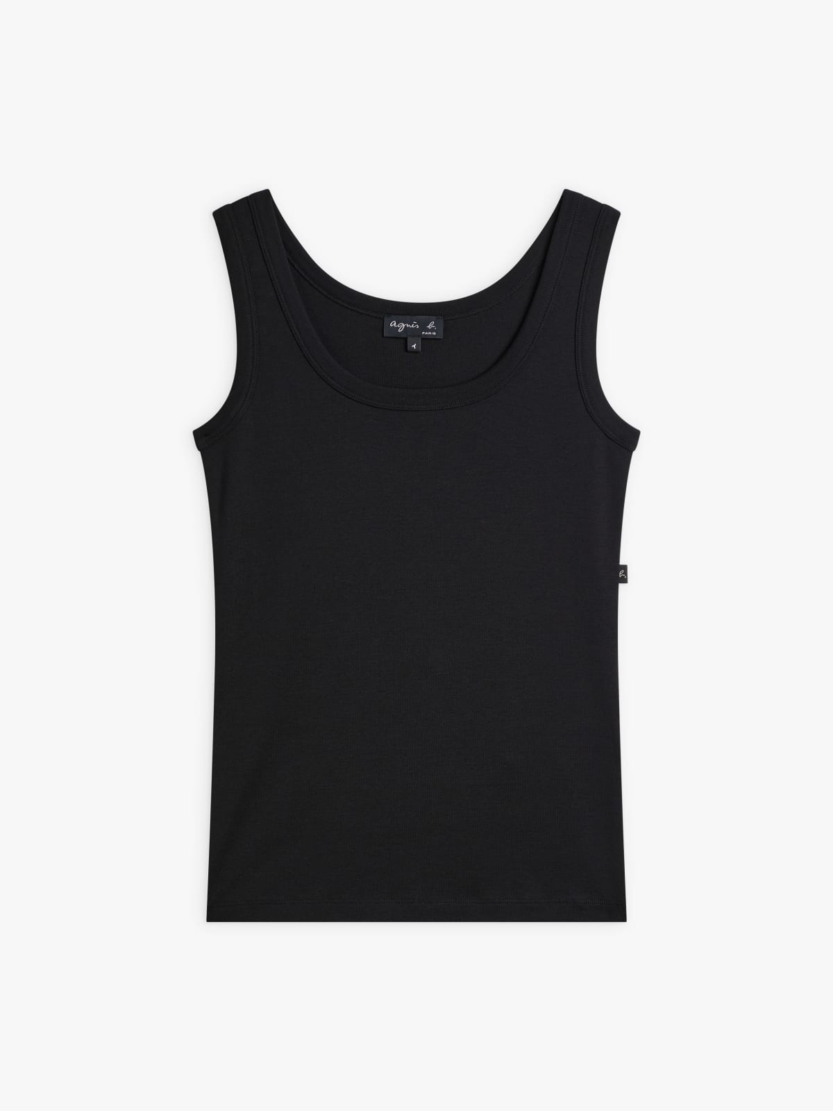 d&eacute;bardeur Gaston en jersey de coton noir