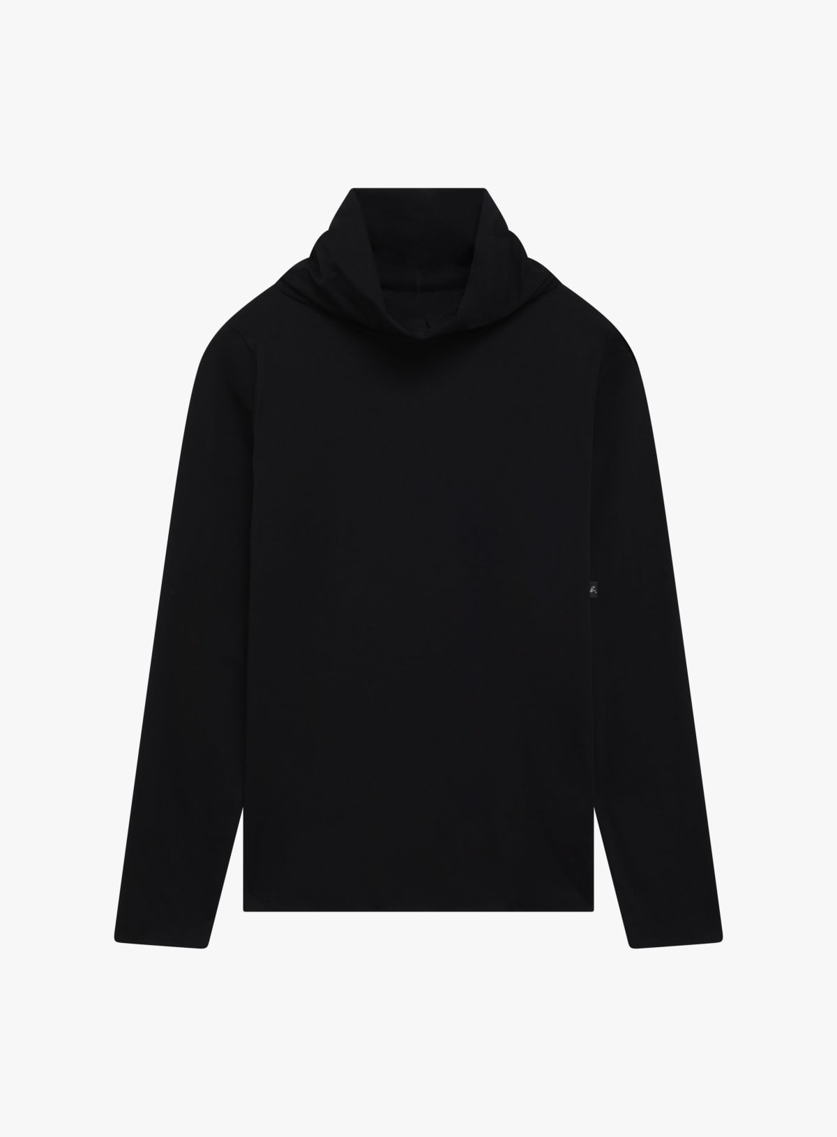 black cotton jersey Transformable t-shirt
