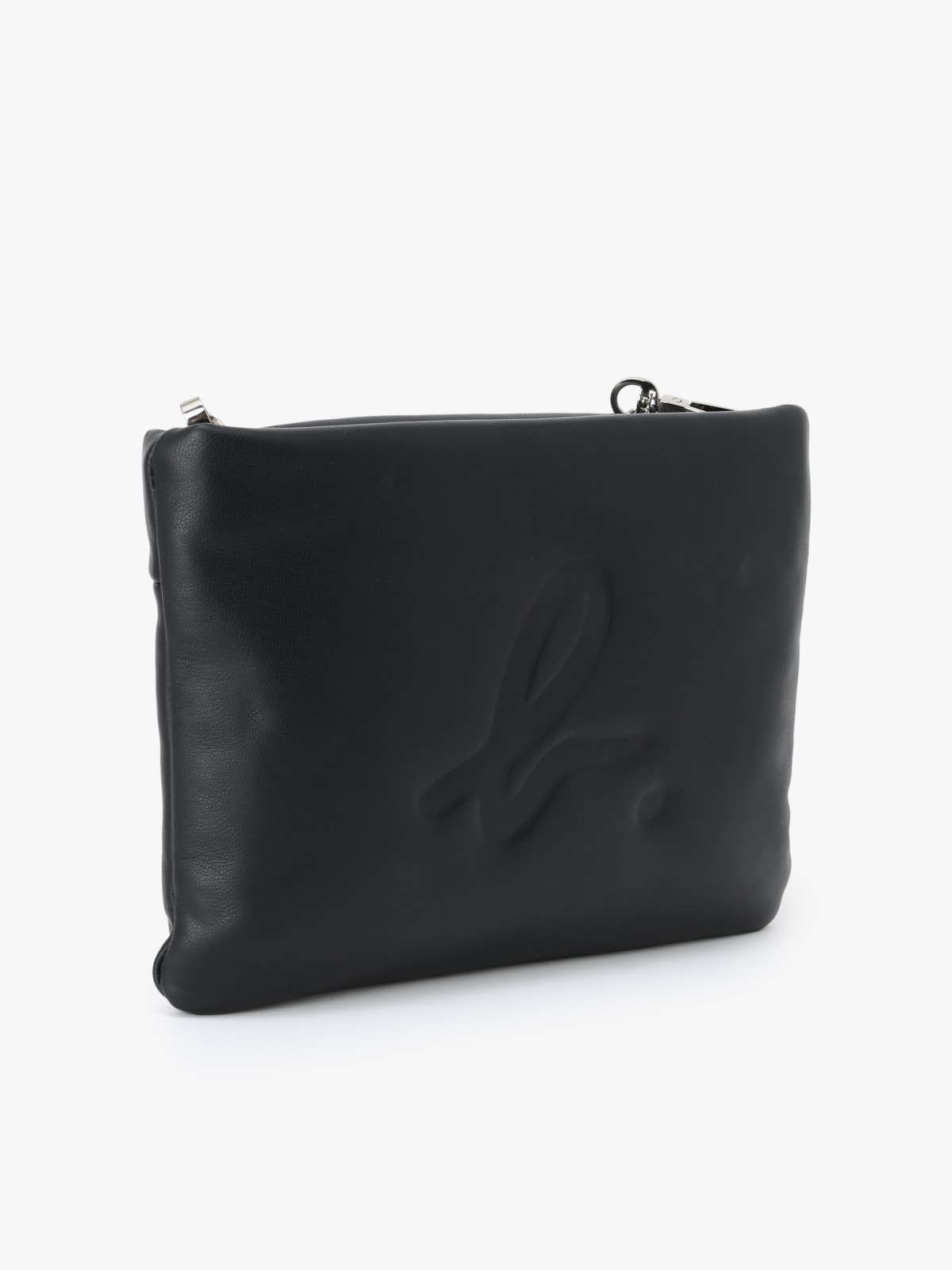 Black  lined leather bag image number 2