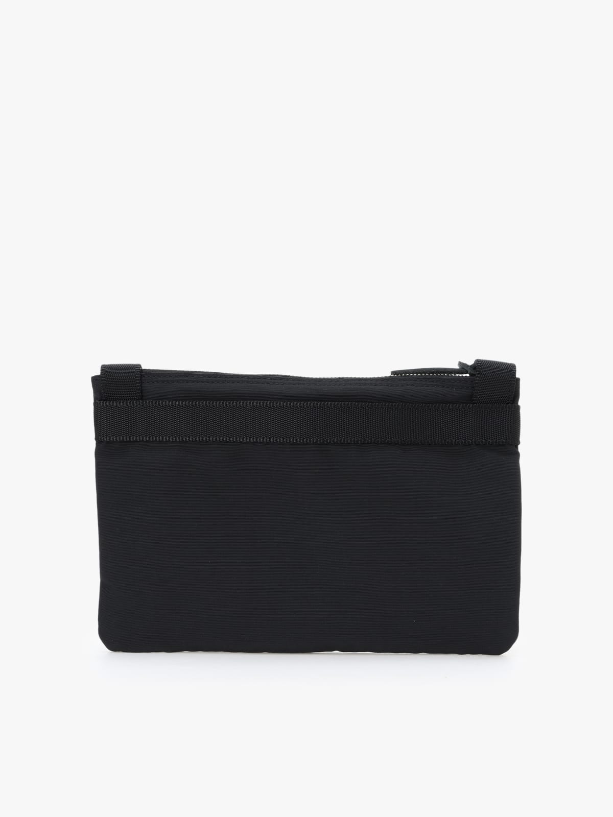 black cotton shoulder bag image number 1