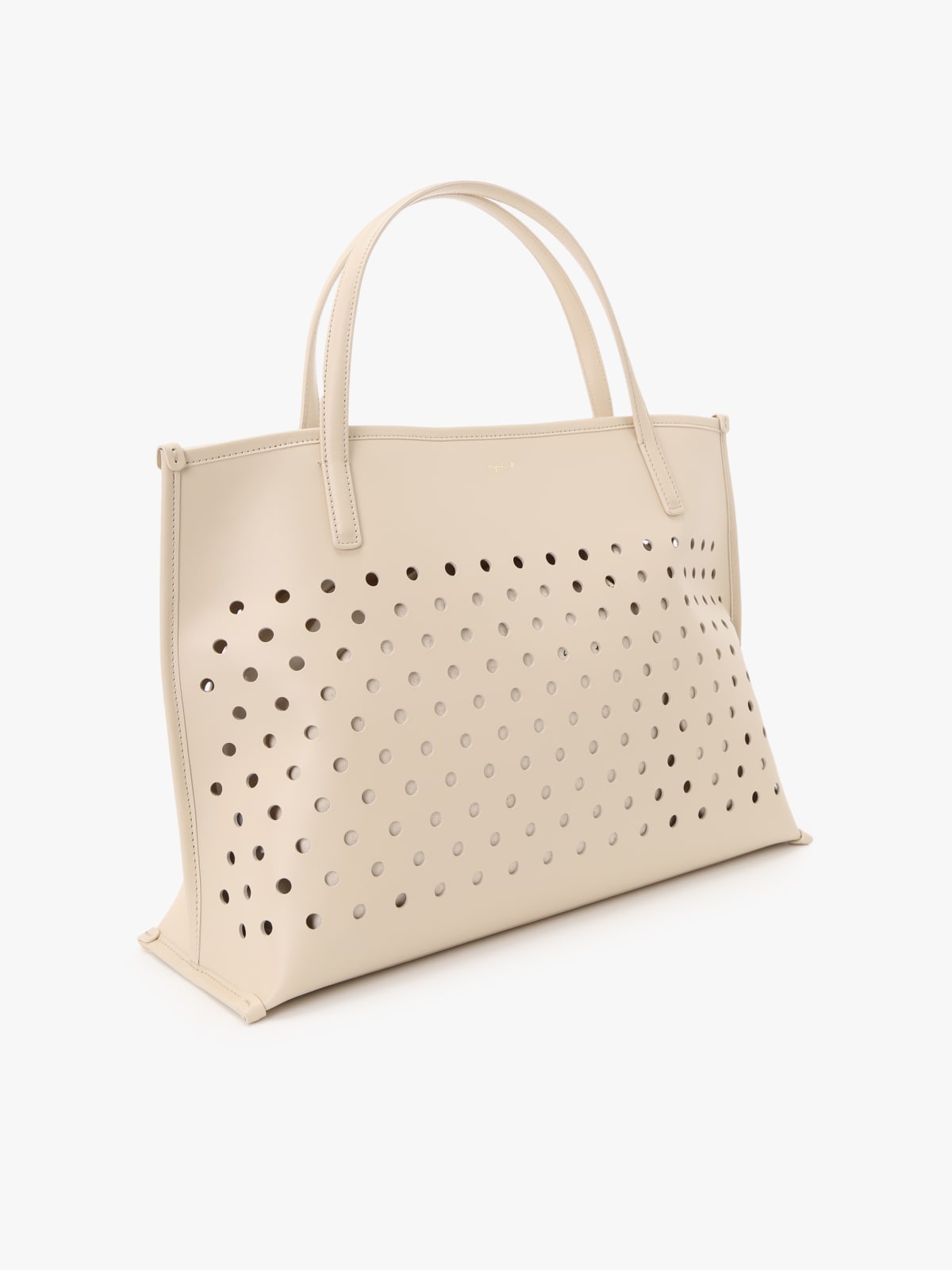 sac en cuir beige image number 2