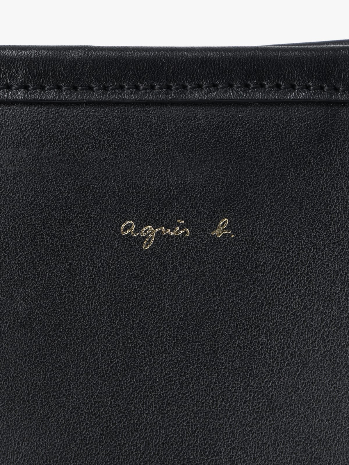 black cow leather bag image number 5