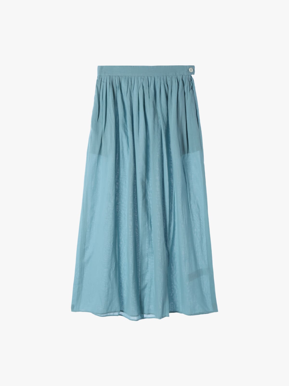 jupon Telma en toile &agrave; beurre bleu