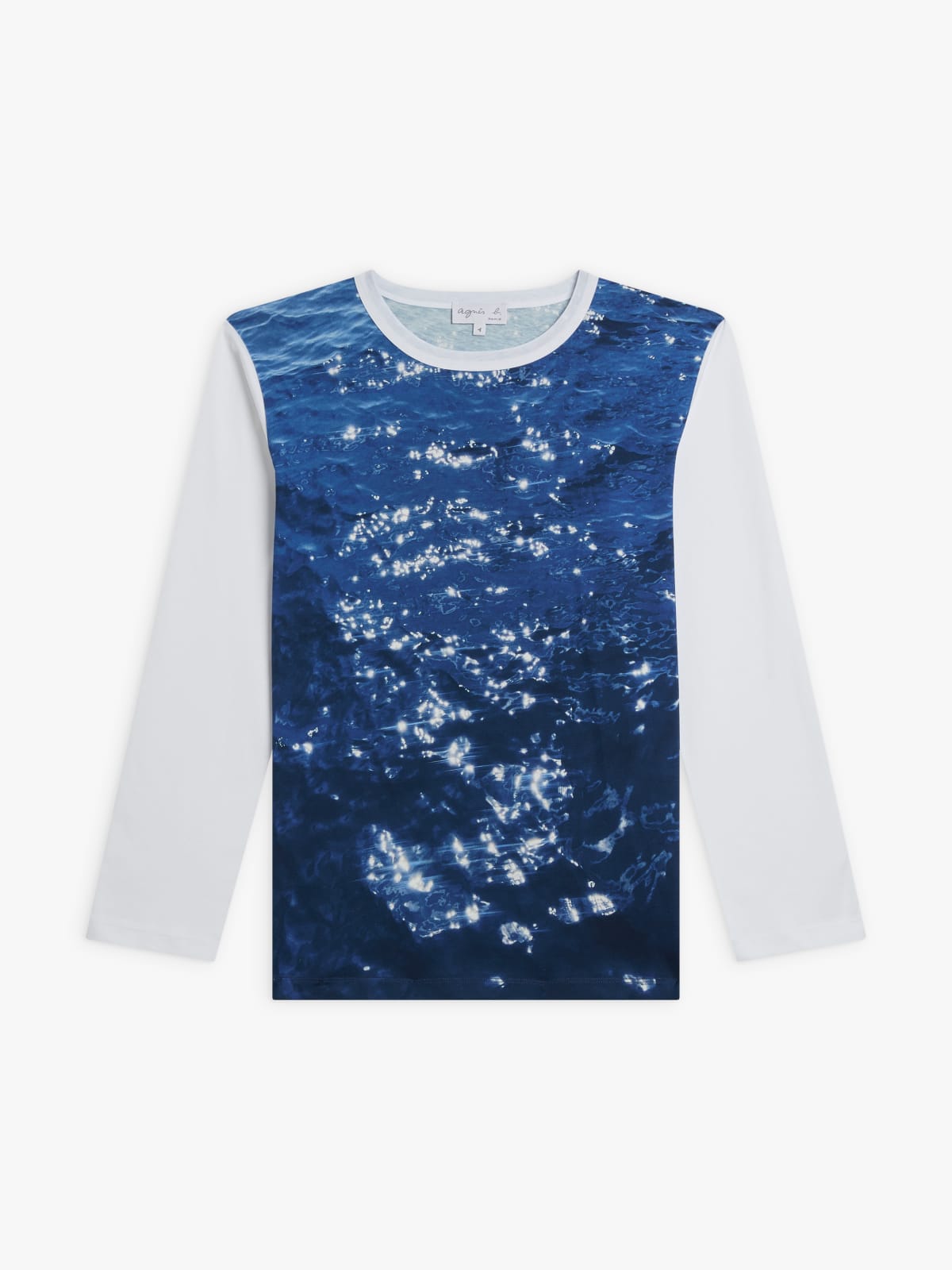 cotton jersey New Cool Bicolor digital photo print by agnès b. t-shirt