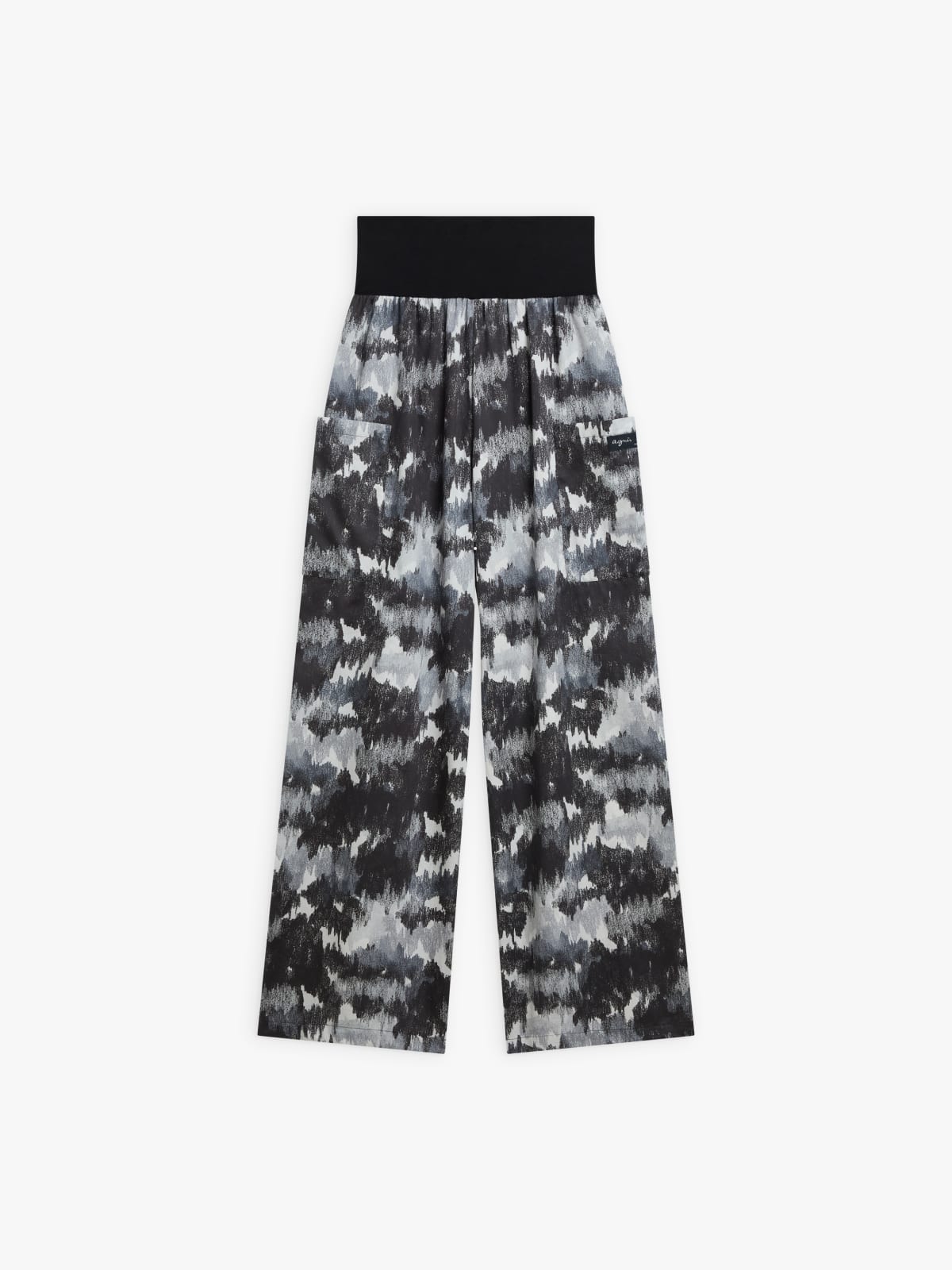 pantalon Mathis court en coton imprimé camouflage 