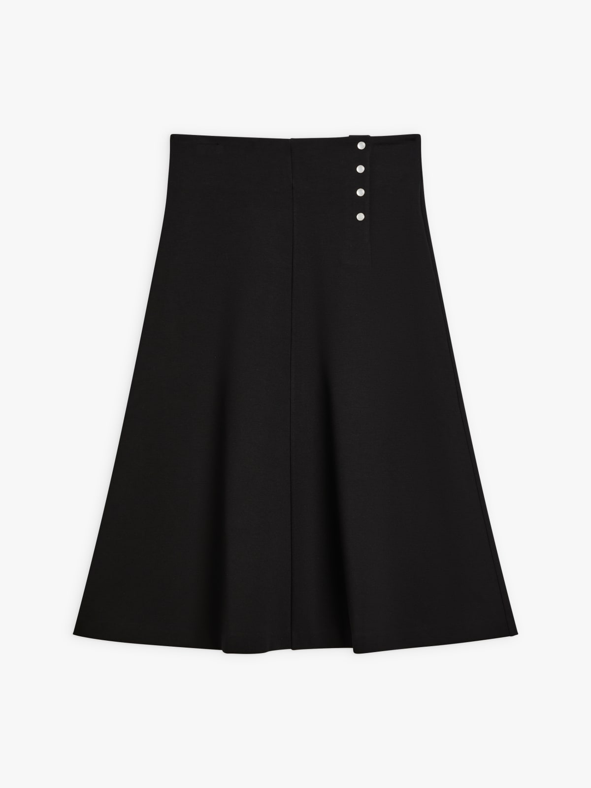 black viscose skirt