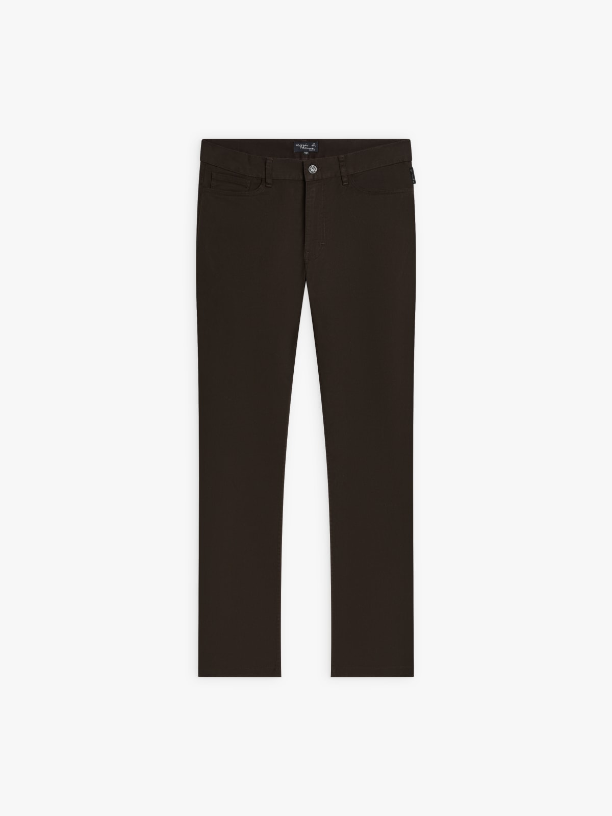 jean Iggy Slim en coton marron