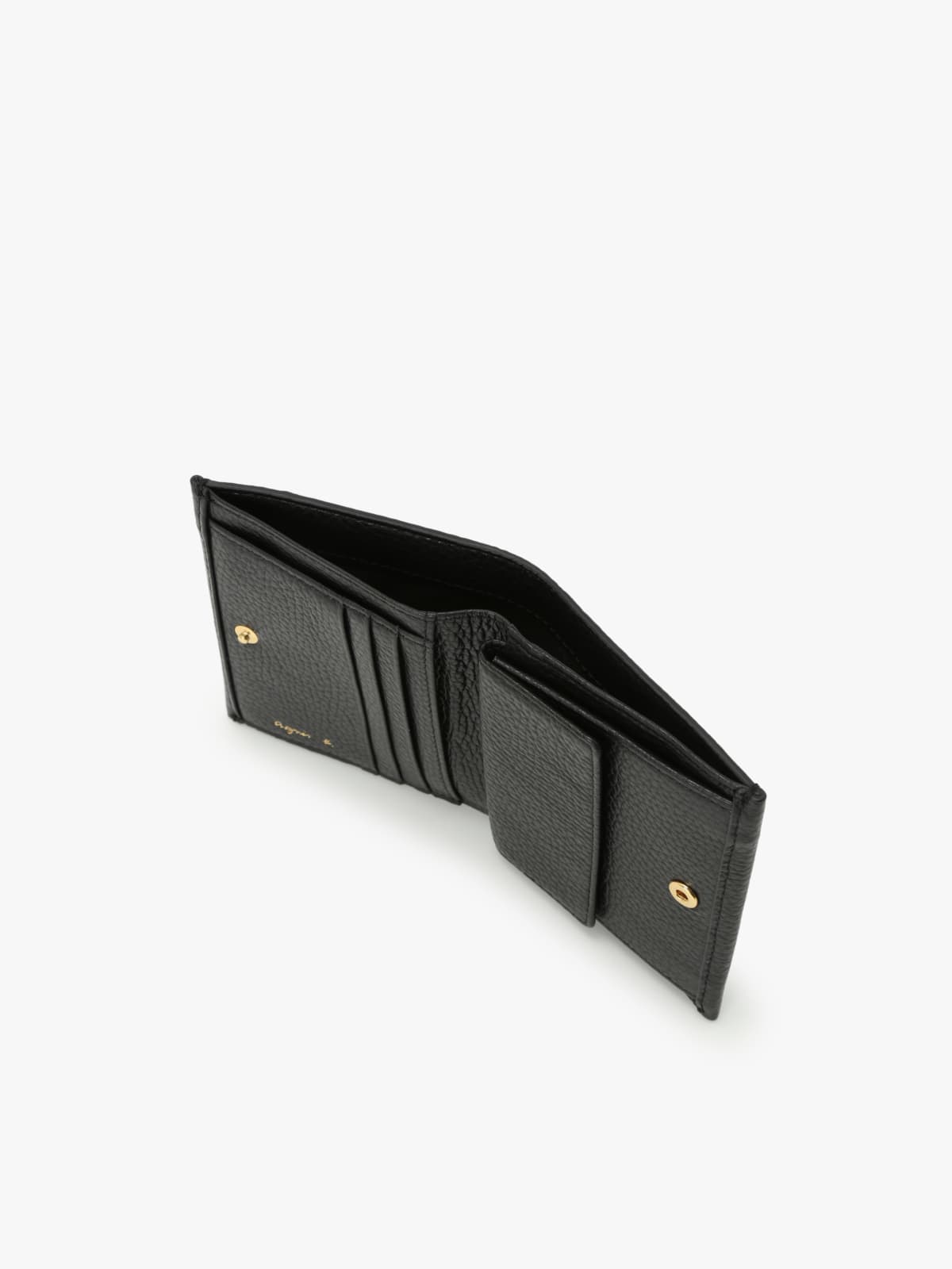 black leather wallet image number 4