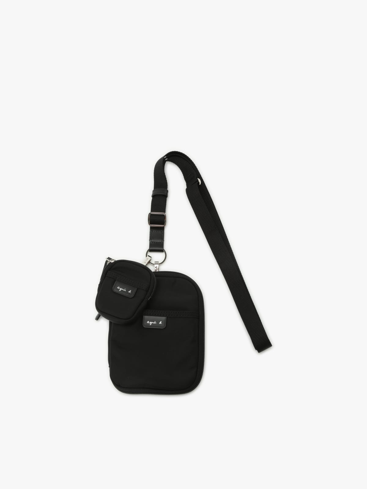 black nylon pouch