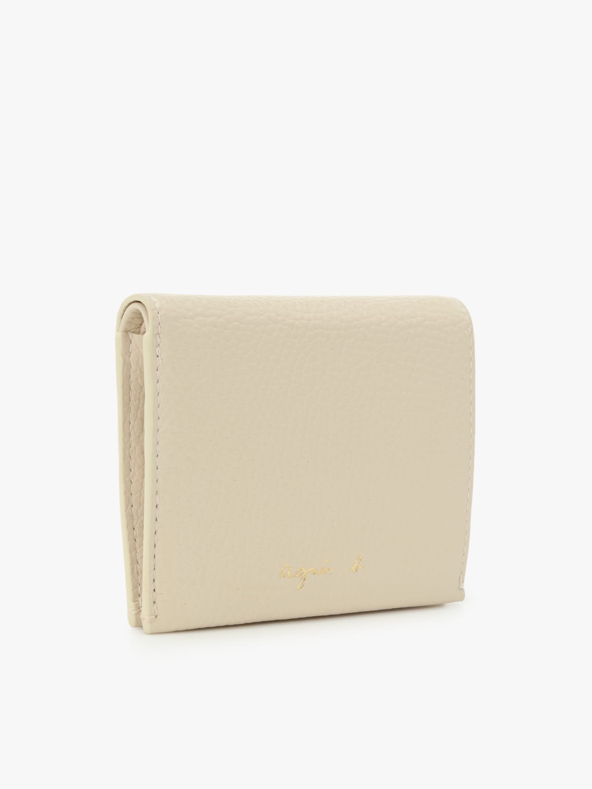 beige leather wallet image number 2