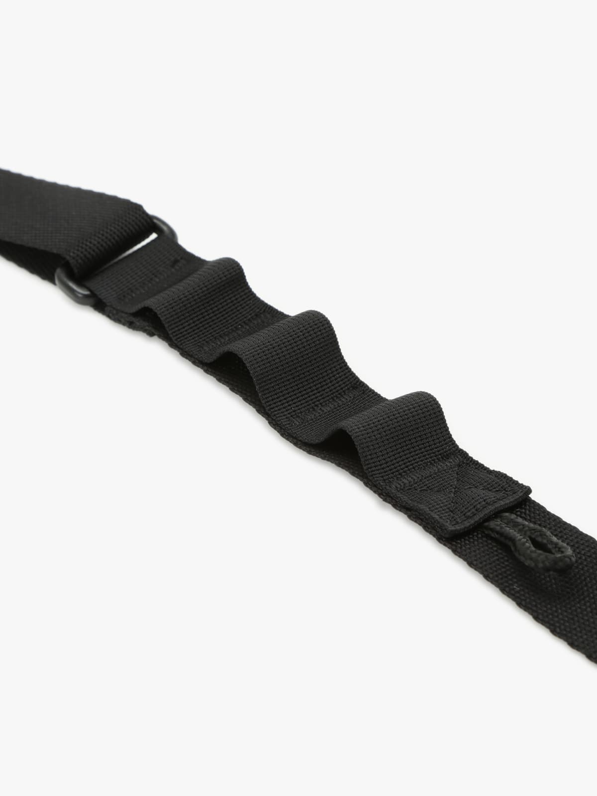 blue nylon shoulder bag image number 5