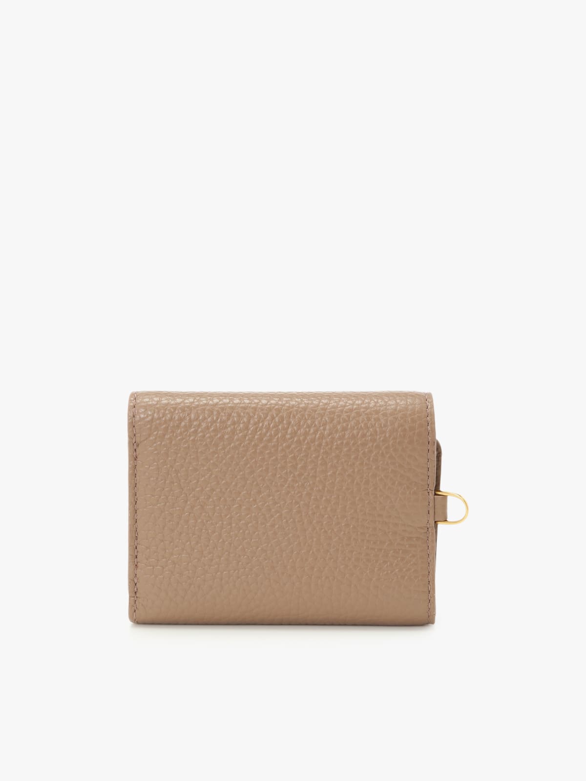 taupe leather wallet
