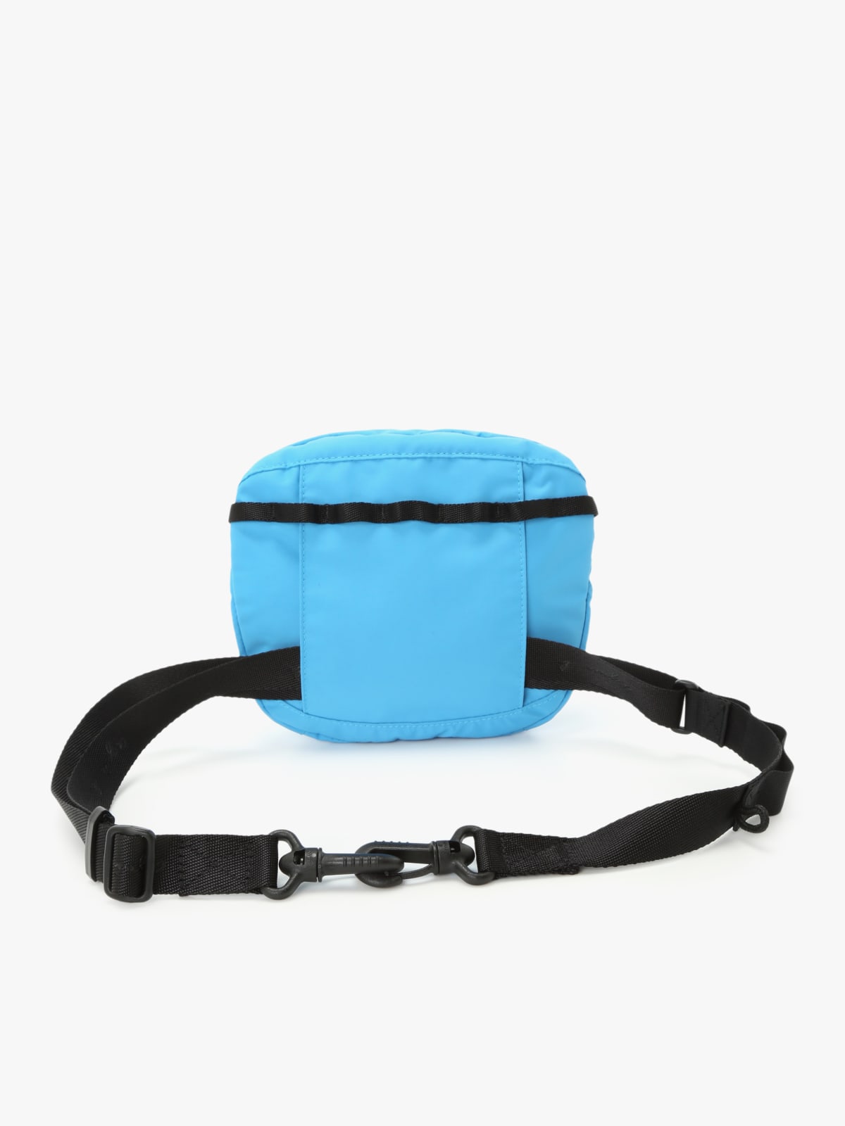 blue nylon shoulder bag image number 3