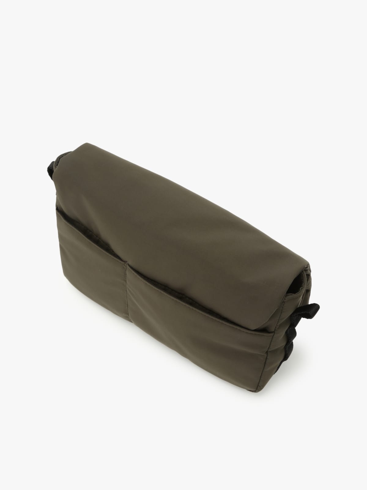 green nylon shoulder bag image number 4