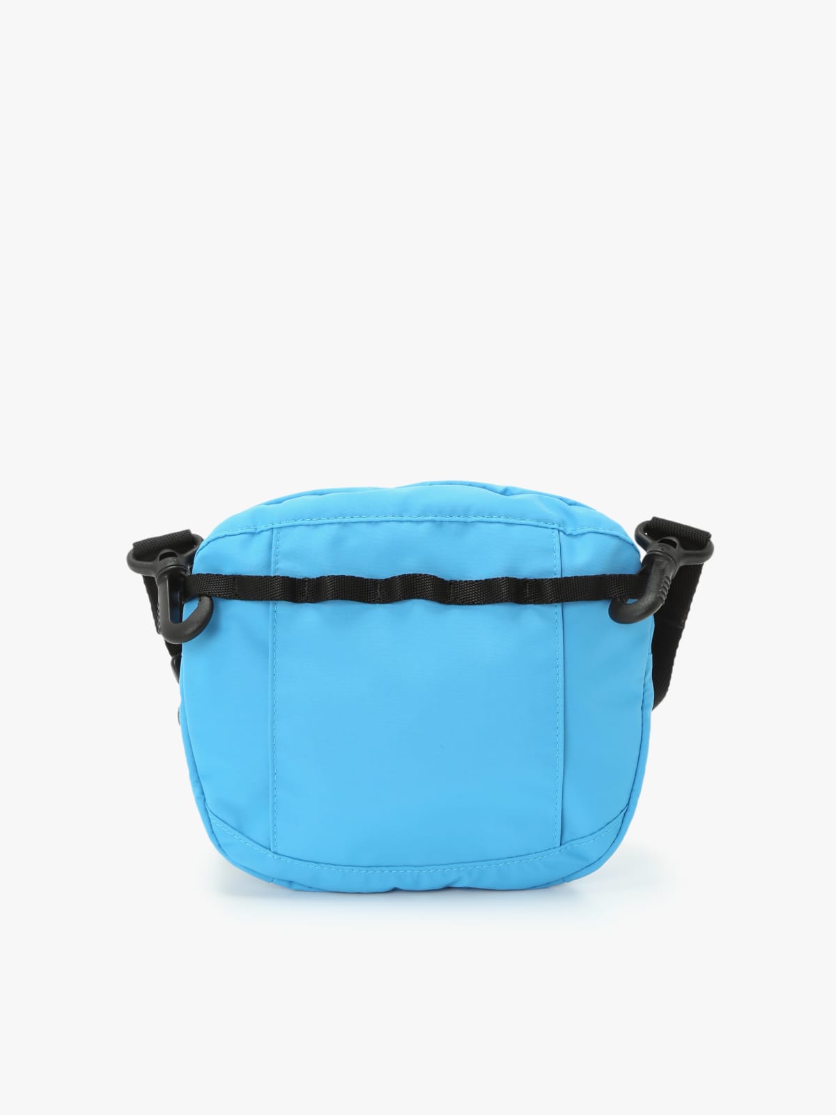 blue nylon shoulder bag image number 1