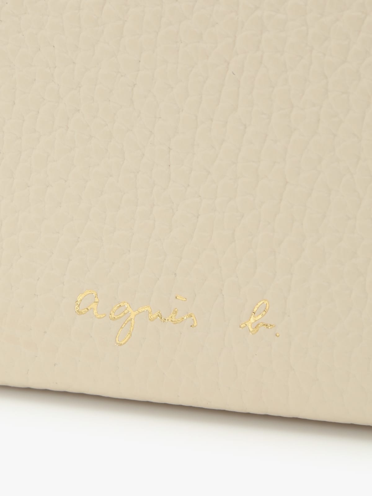 beige leather wallet image number 6