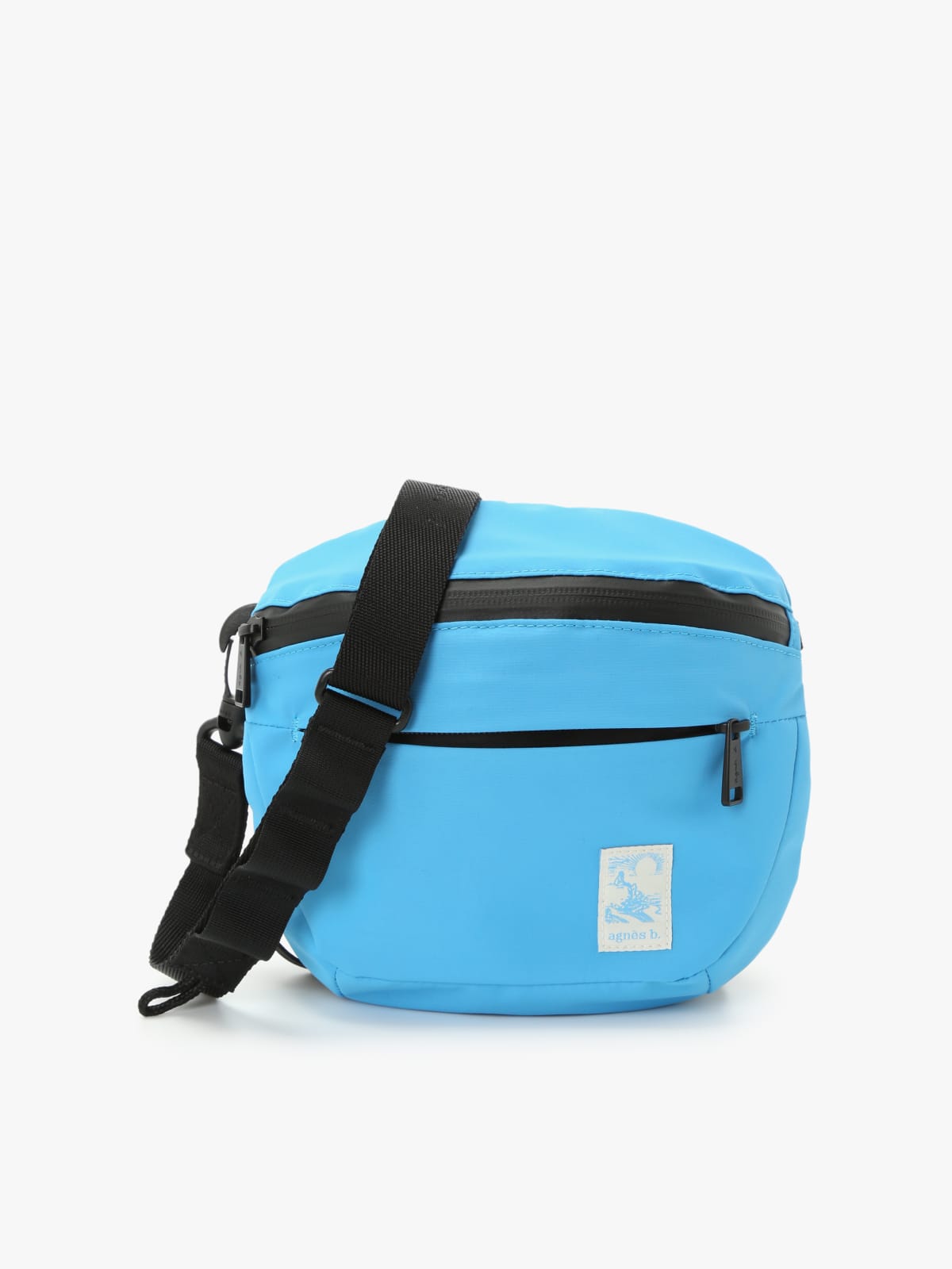 sac bandoulière en nylon bleu