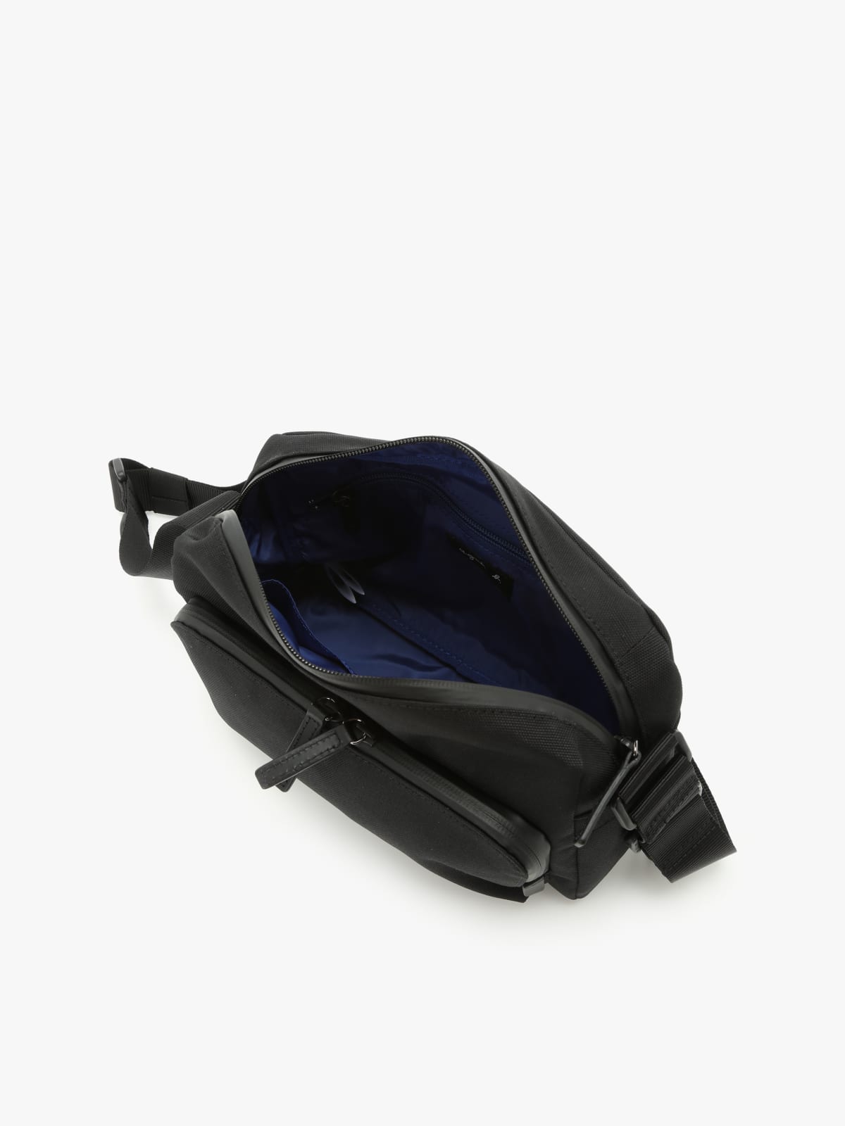 black nylon shoulder bag image number 3