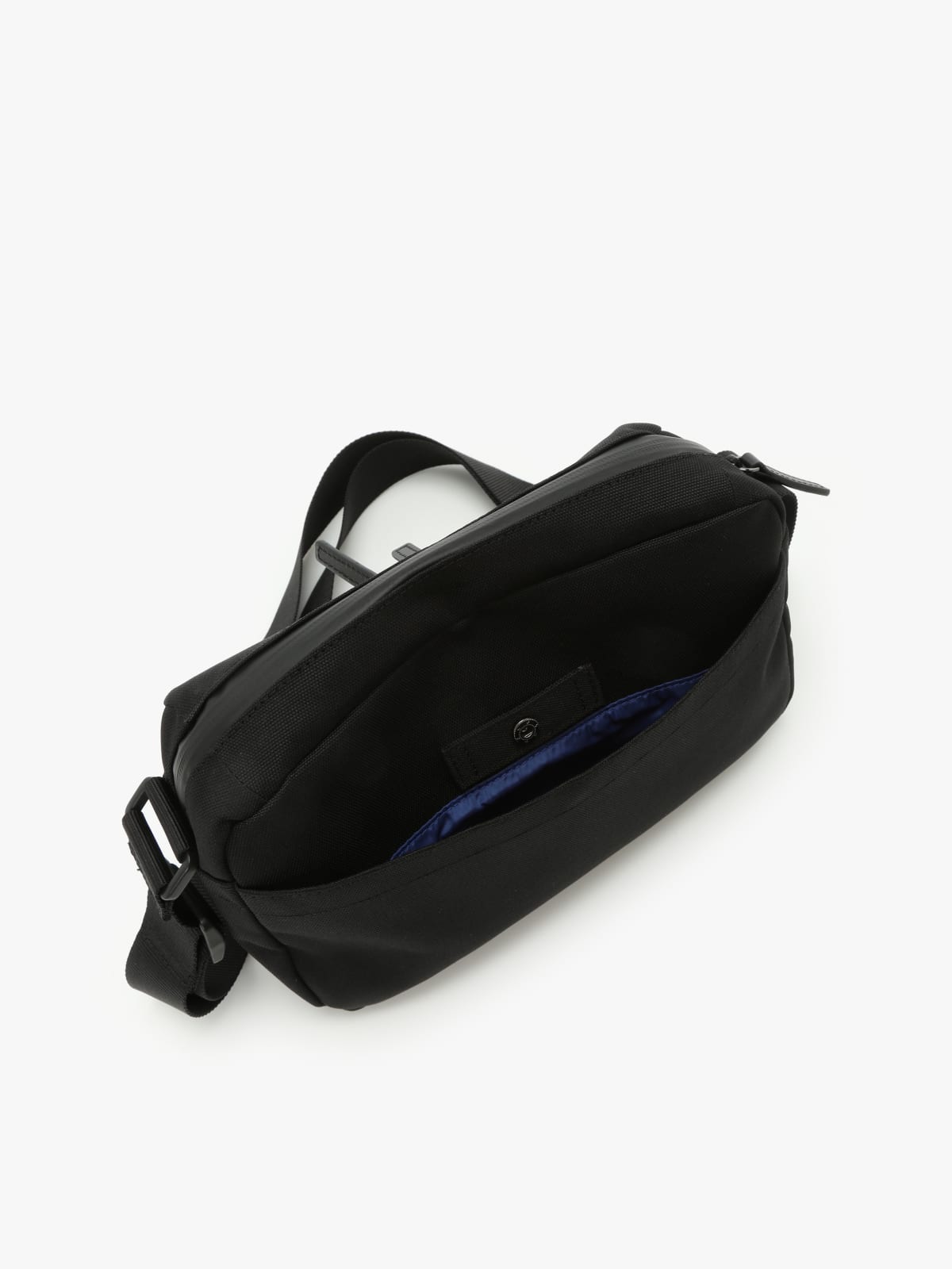 black nylon shoulder bag image number 5