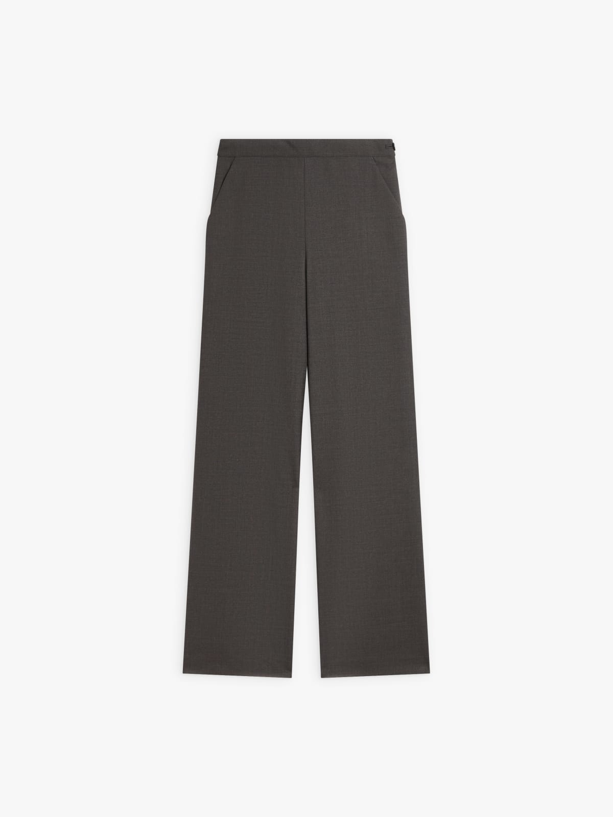 mottled brown worsted wool Neola trousers