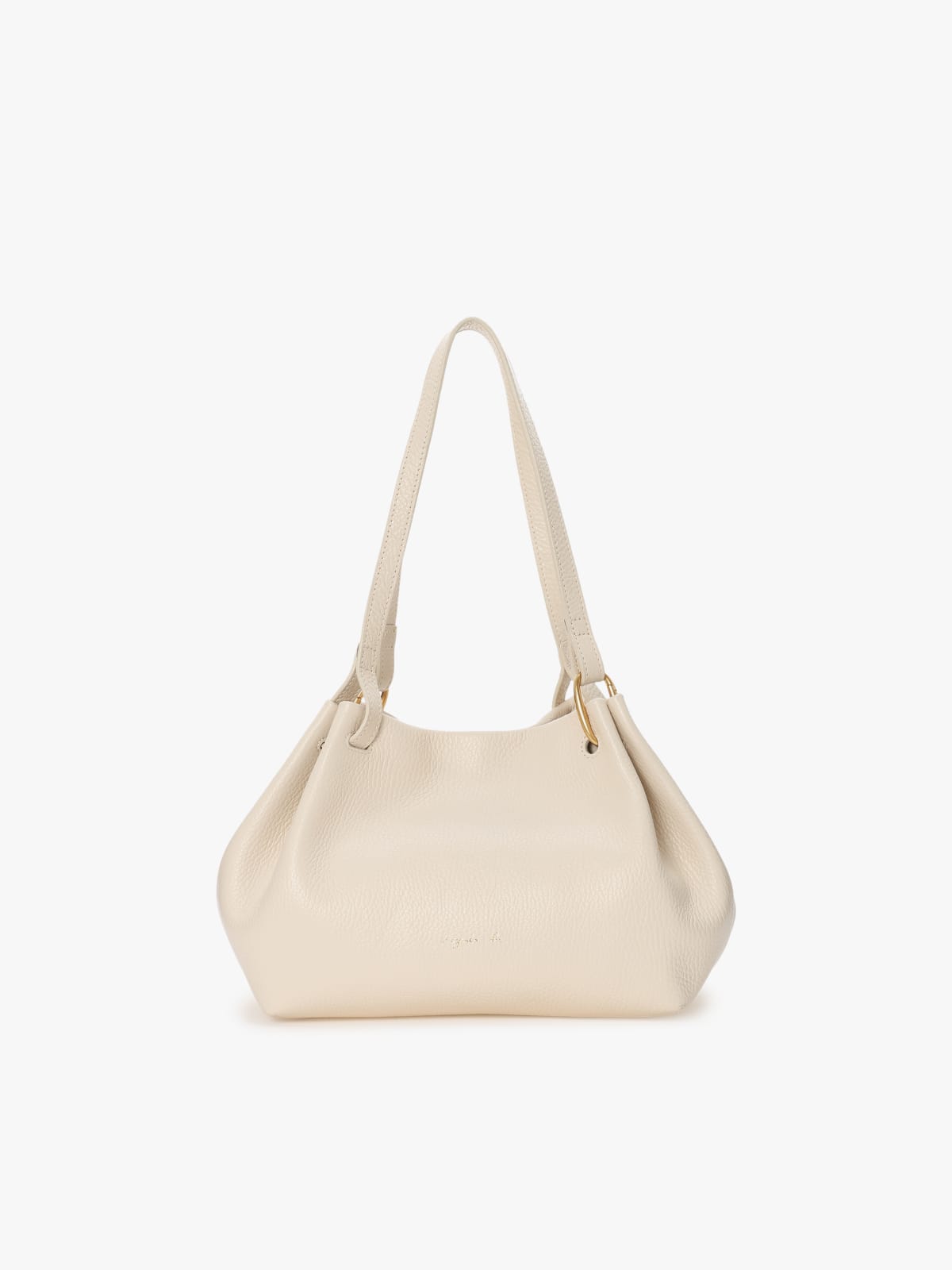 beige cowhide leather bag