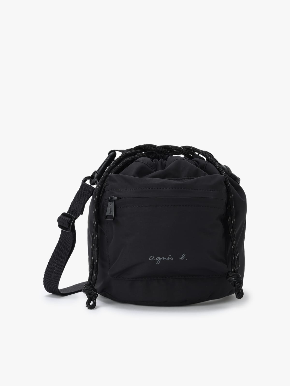 black reversible polyester bag
