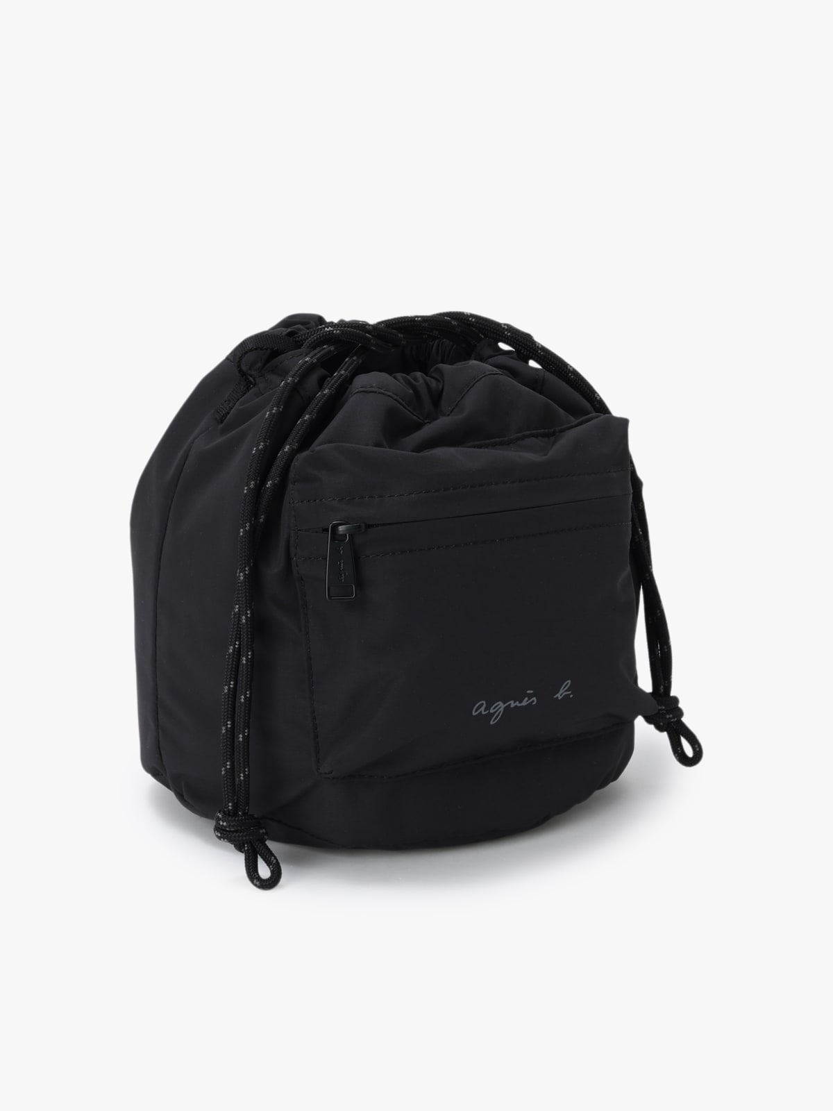 black reversible polyester bag image number 2