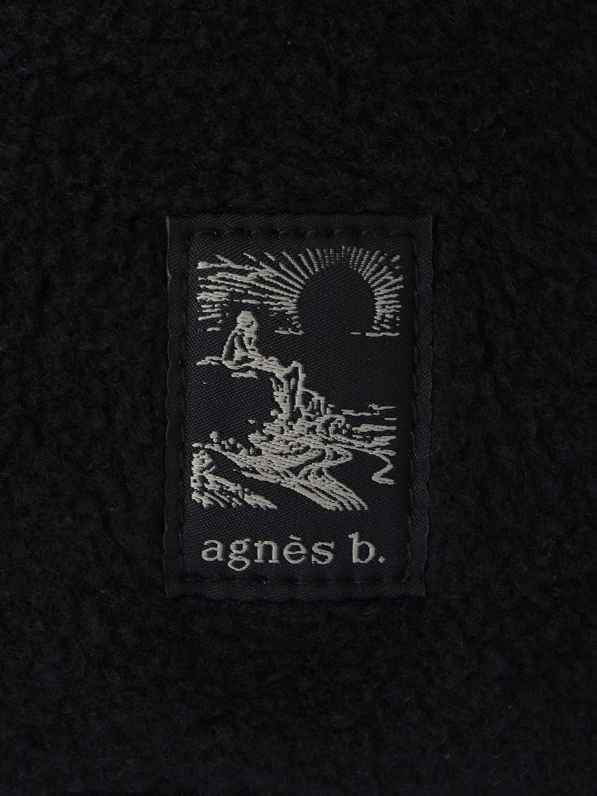 black reversible polyester bag image number 7