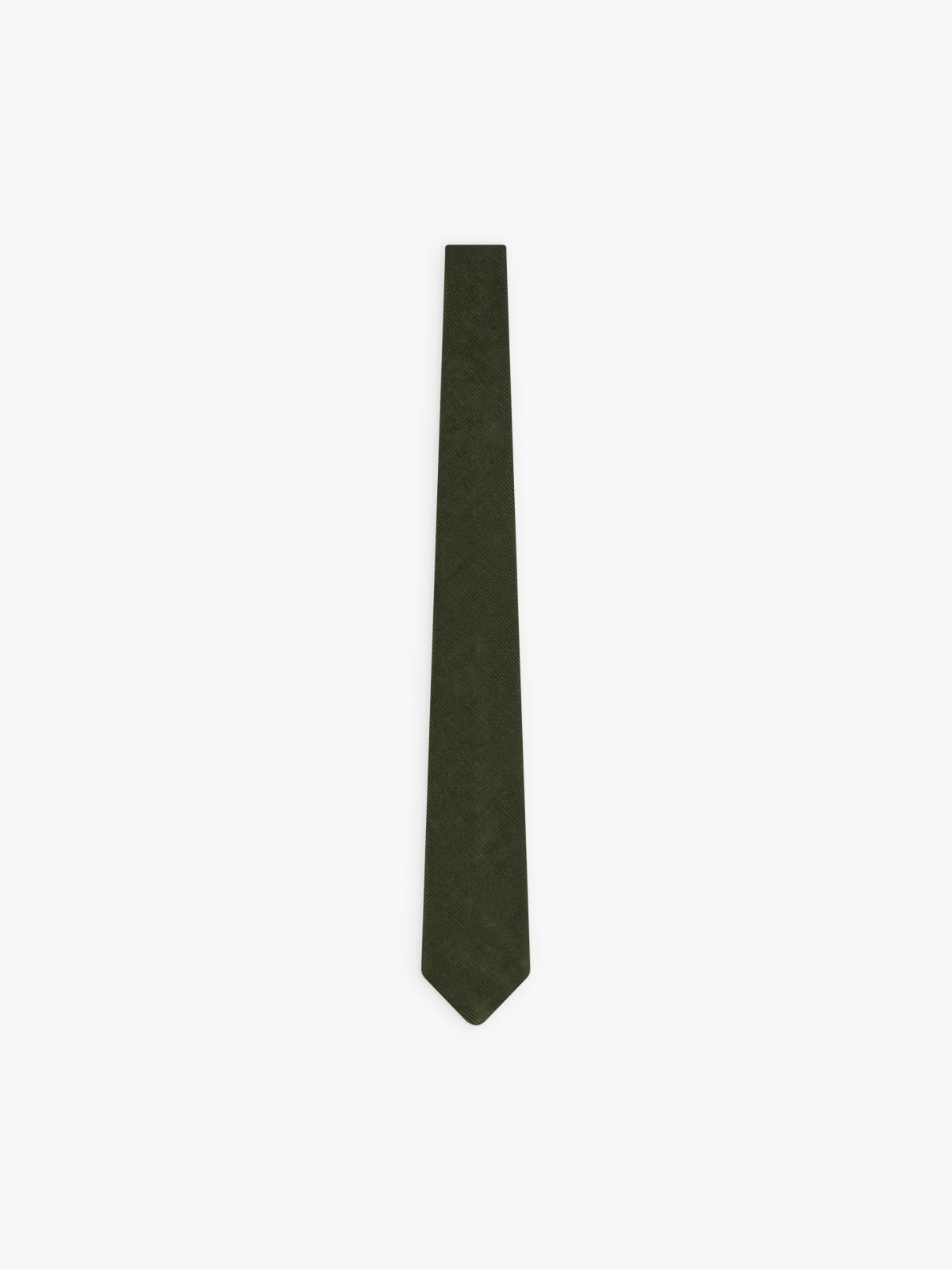 green cotton Robert tie