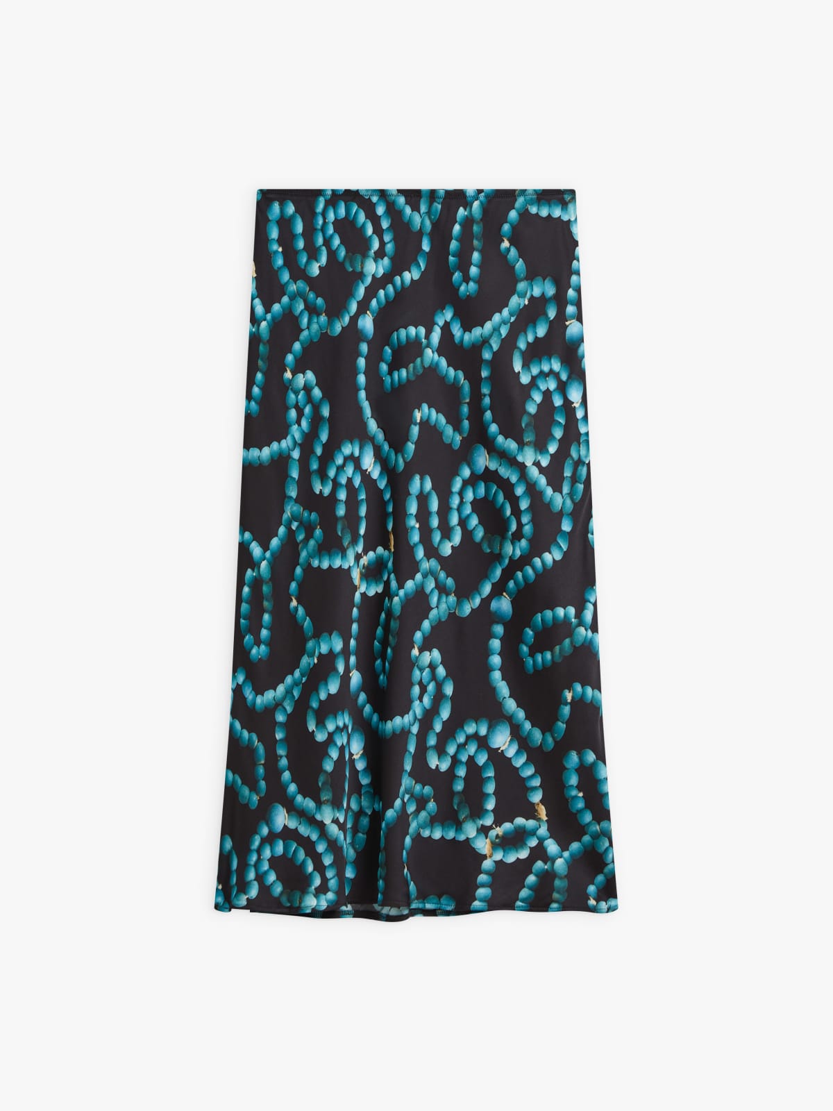 viscose "Colliers" print Tulipe skirt