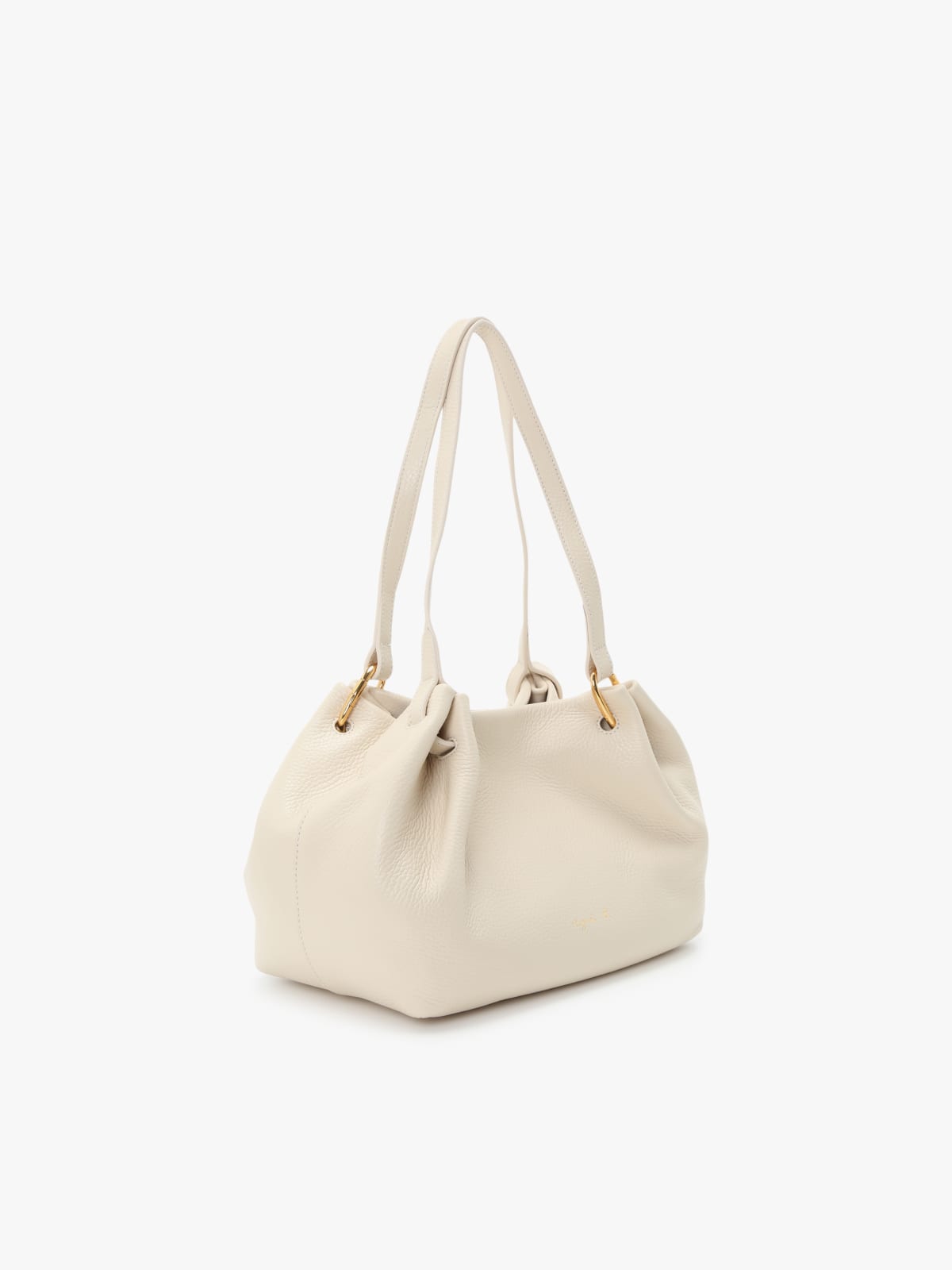 sac en cuir beige image number 2