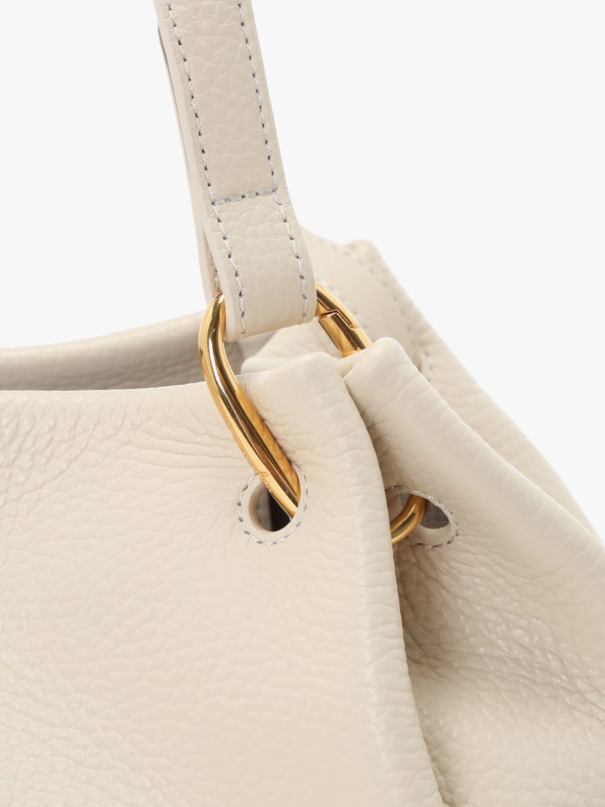 sac en cuir beige image number 4