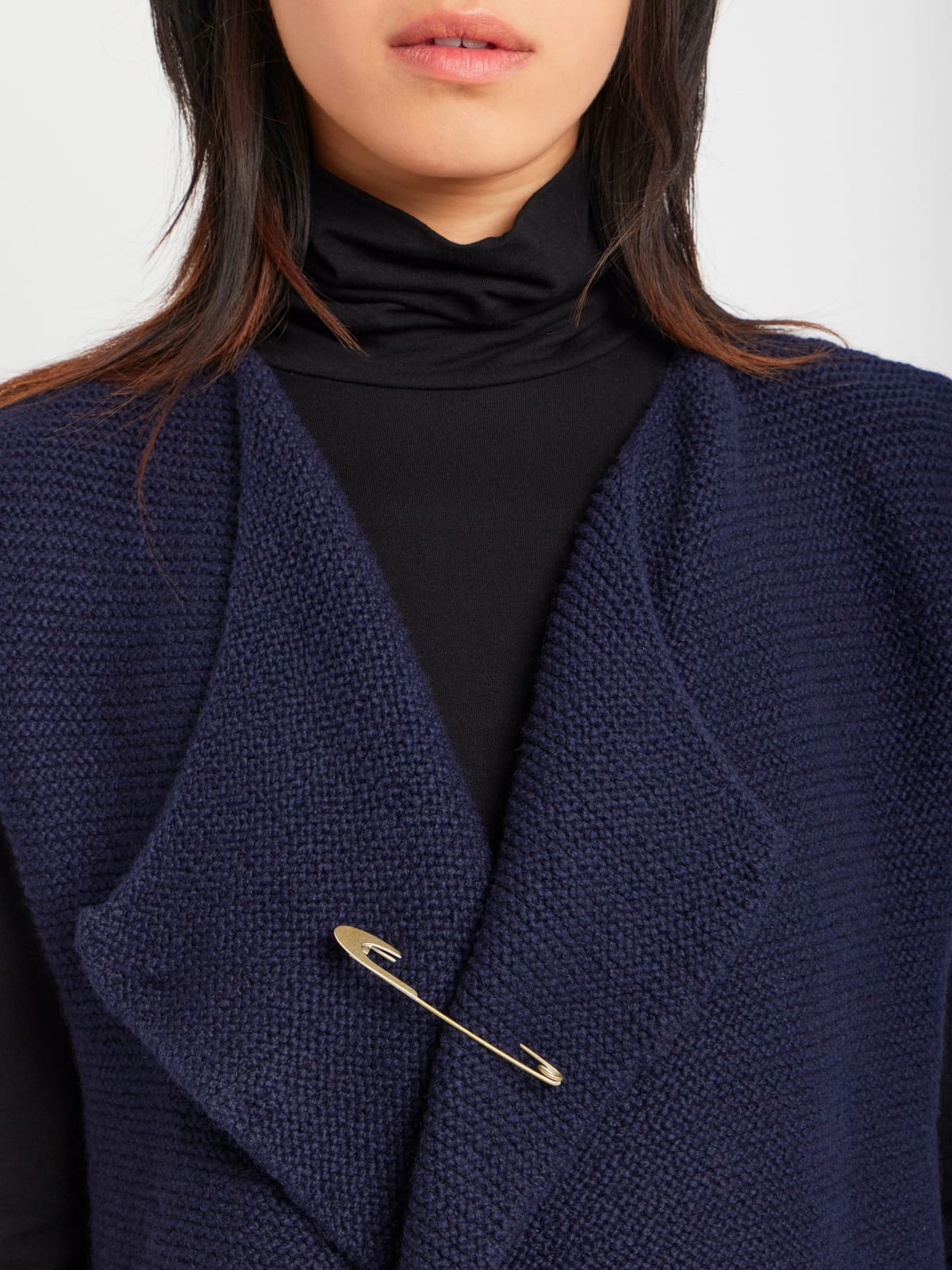 blue wool Selina cardigan image number 4