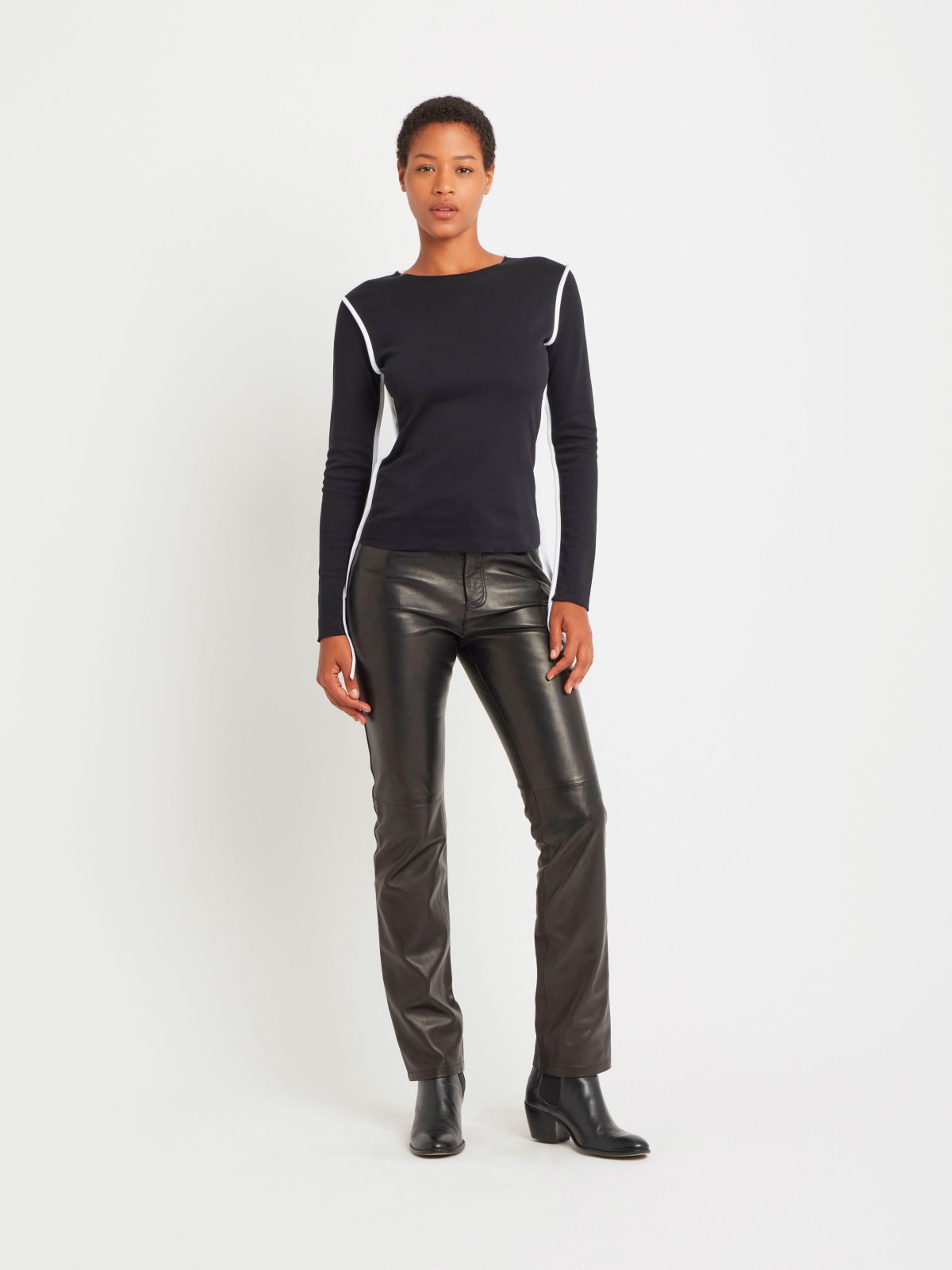 t-shirt Pistil en coton noir