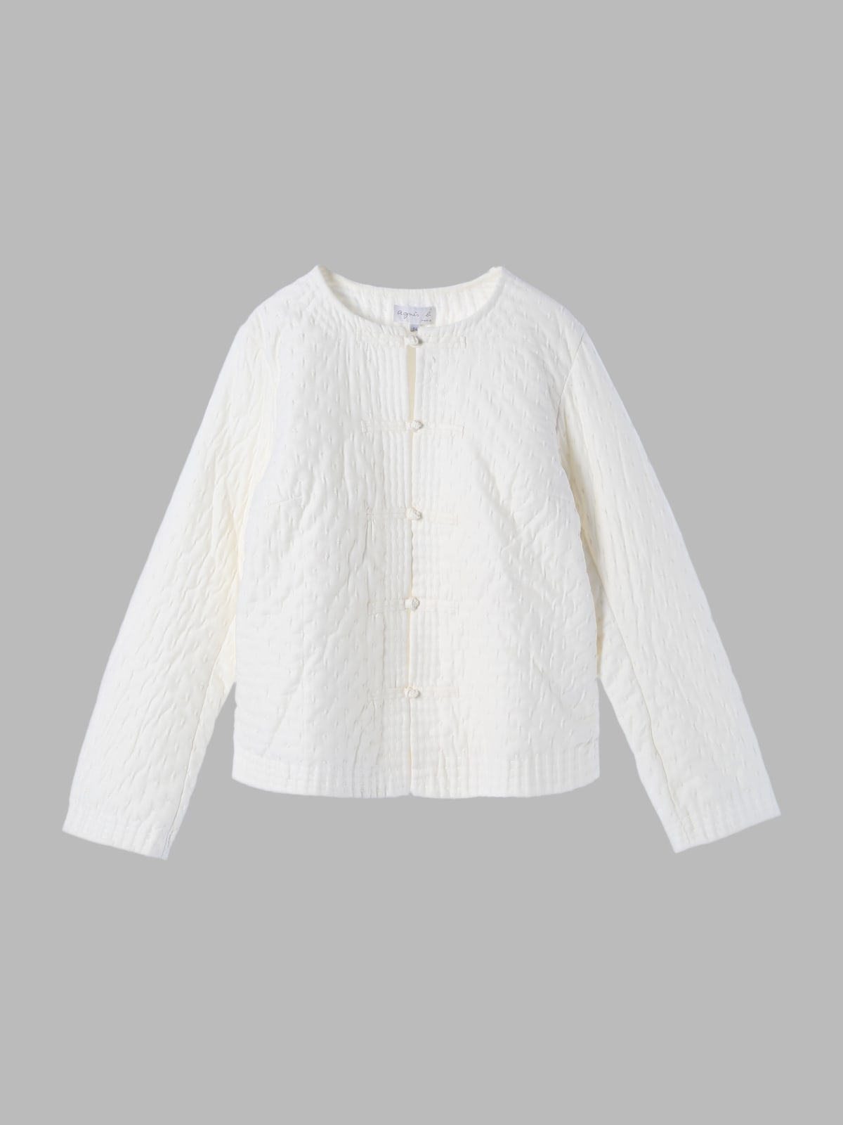 off-white cotton Ilaria jacket