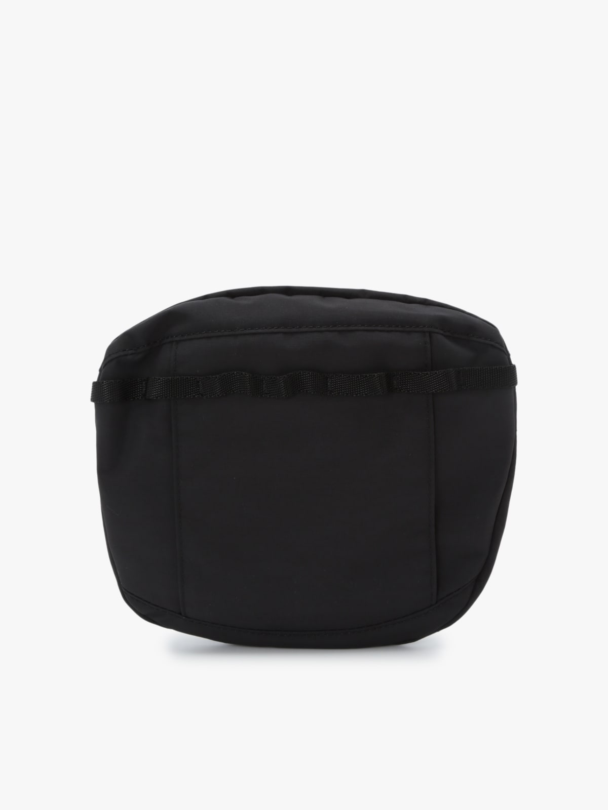 black nylon shoulder bag