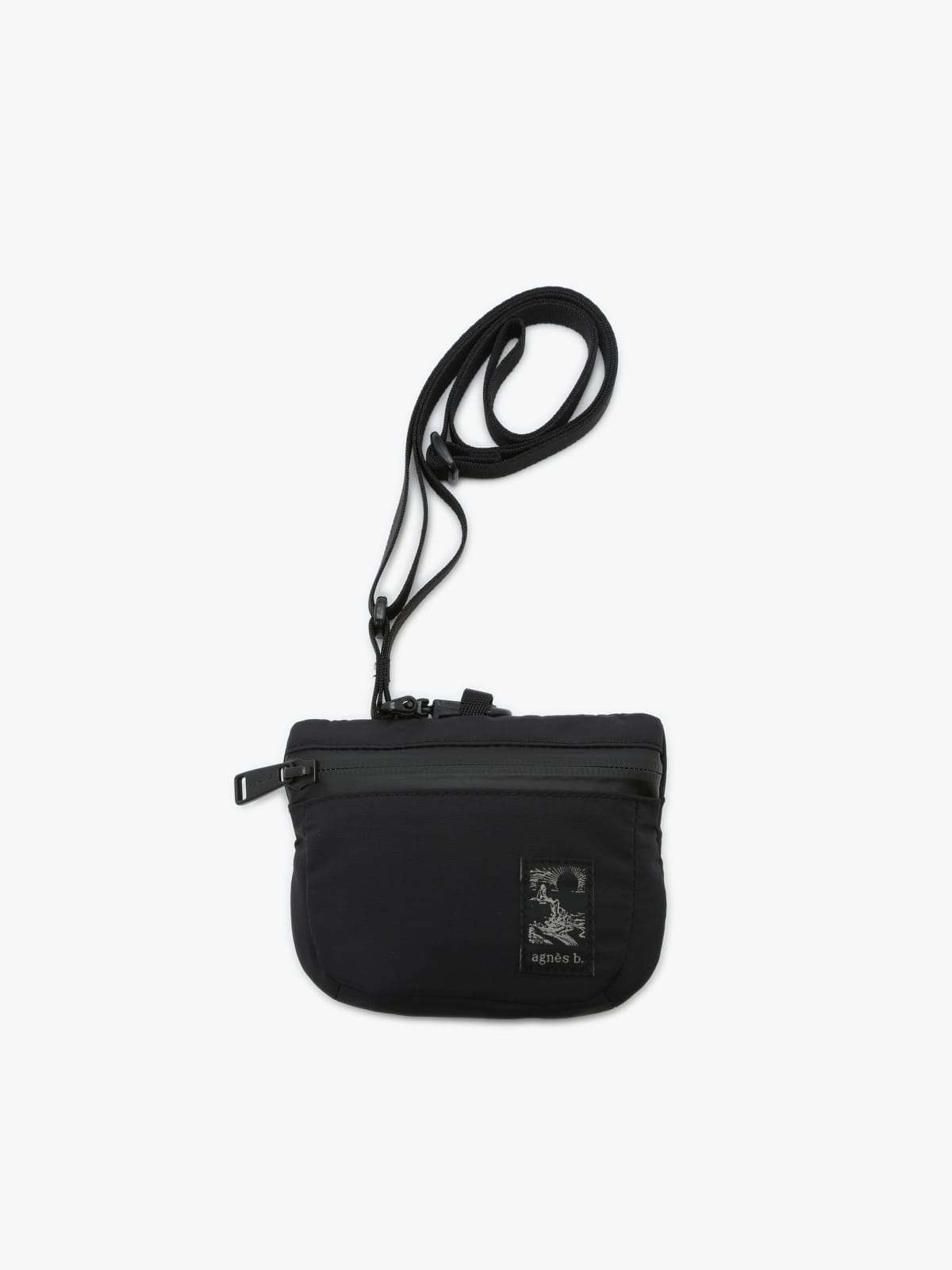 black polyamide pouch