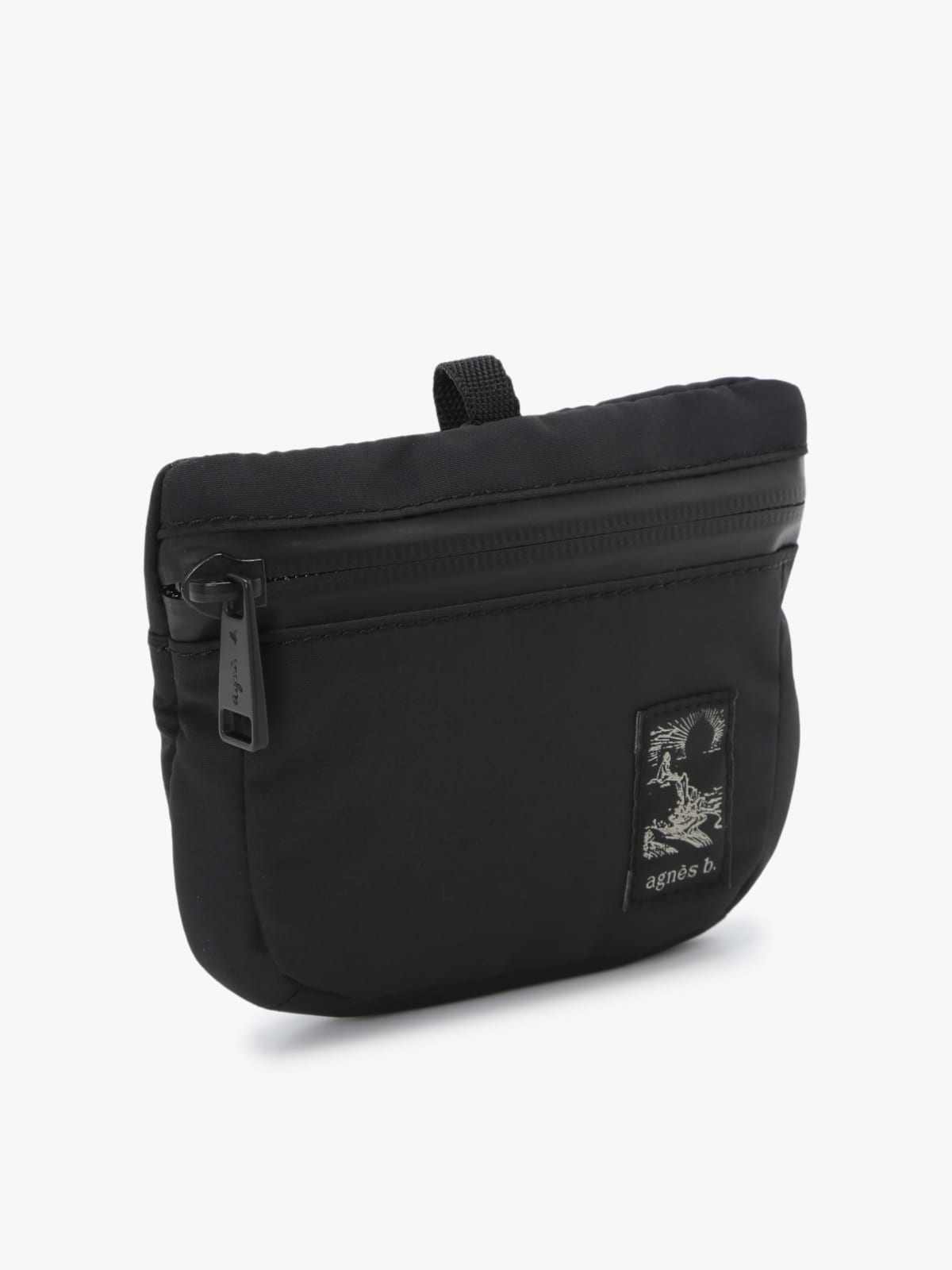 black polyamide pouch image number 2