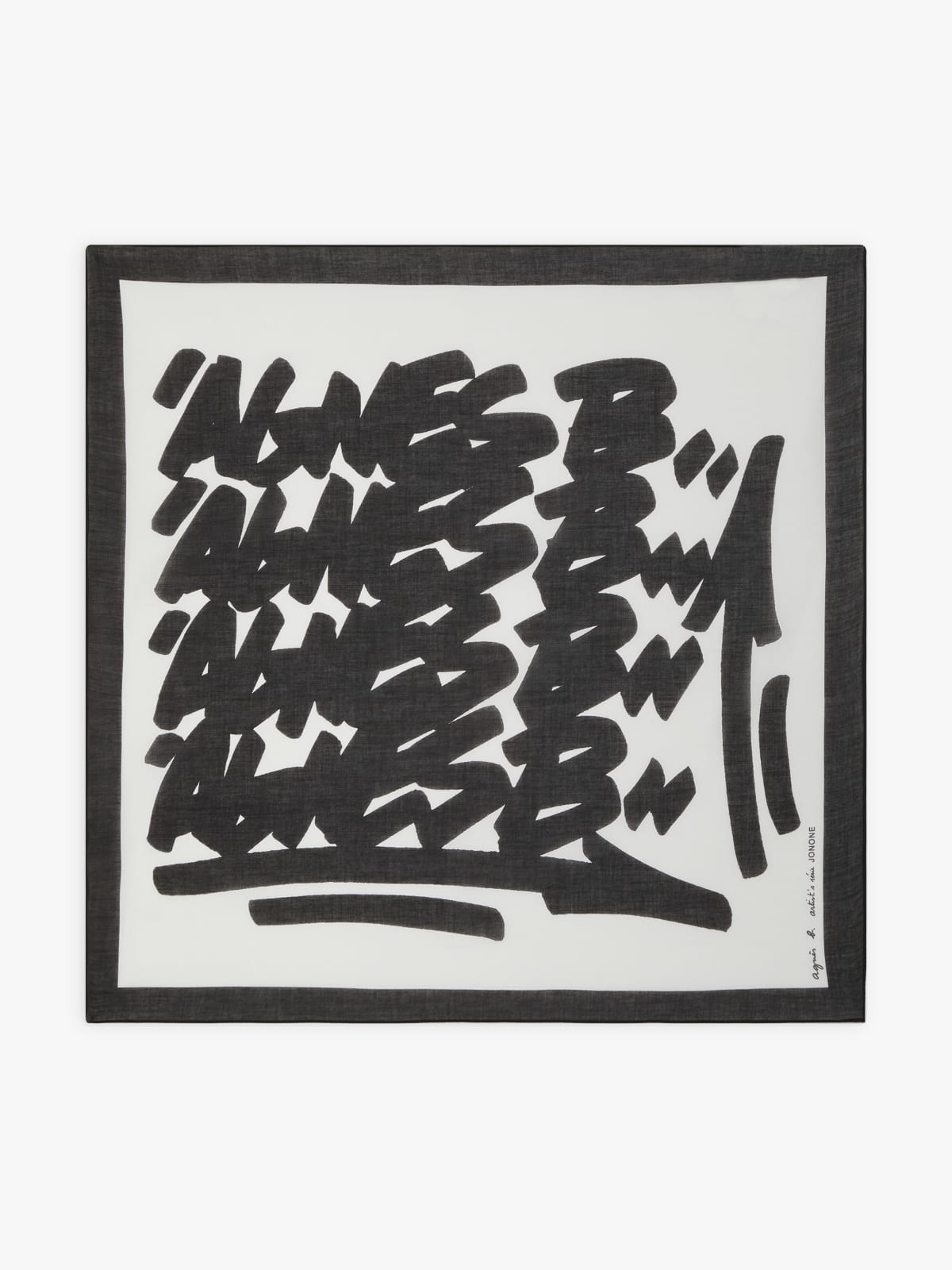 white cotton bandana artist Jonone image number 2