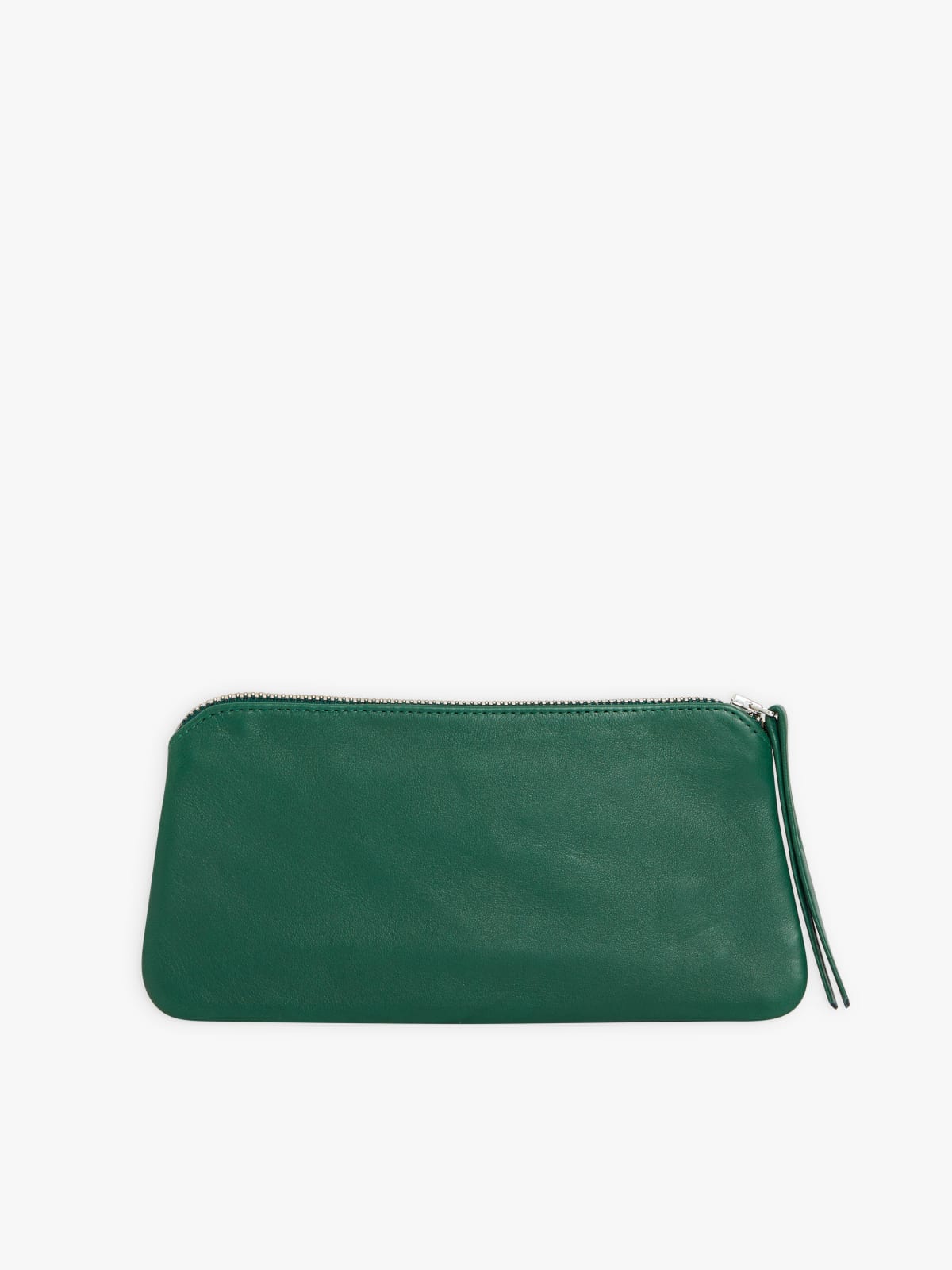étui Lola en cuir vert