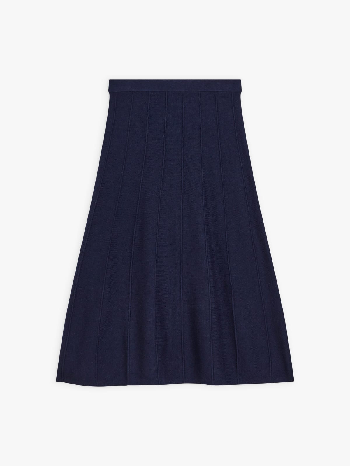jupe en laine bleu