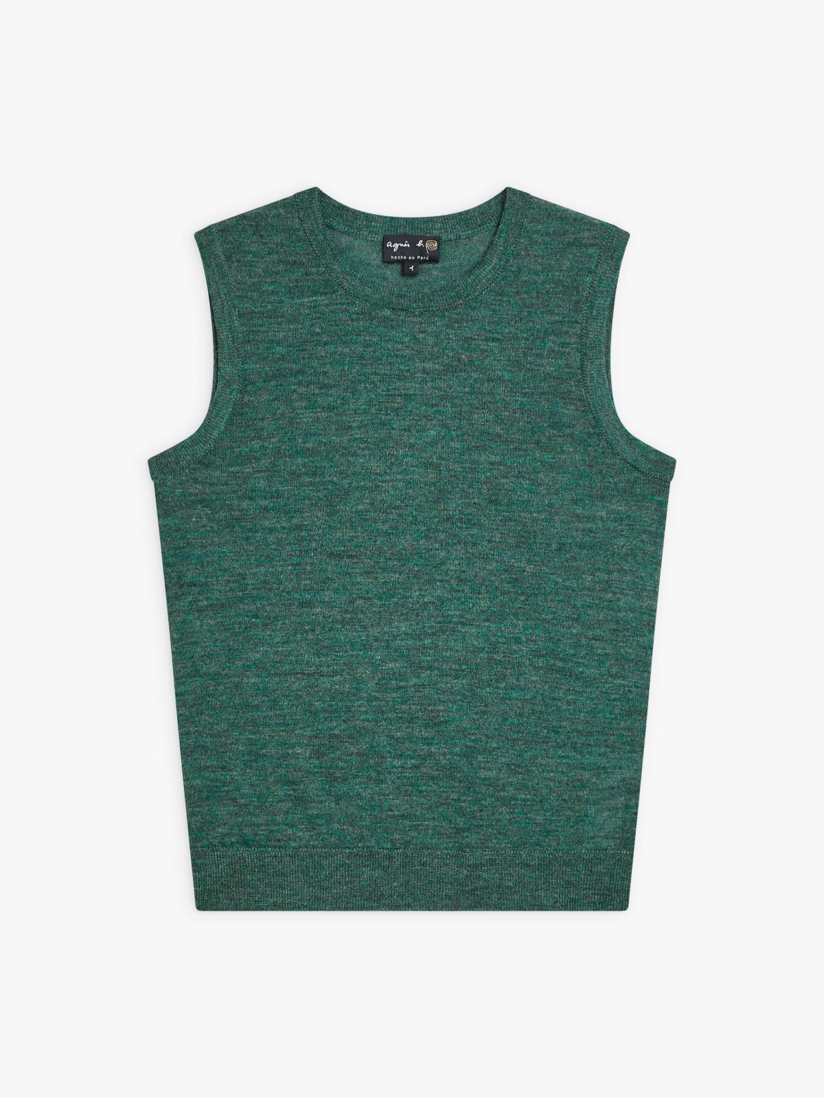 pull Dublin en alpaga vert