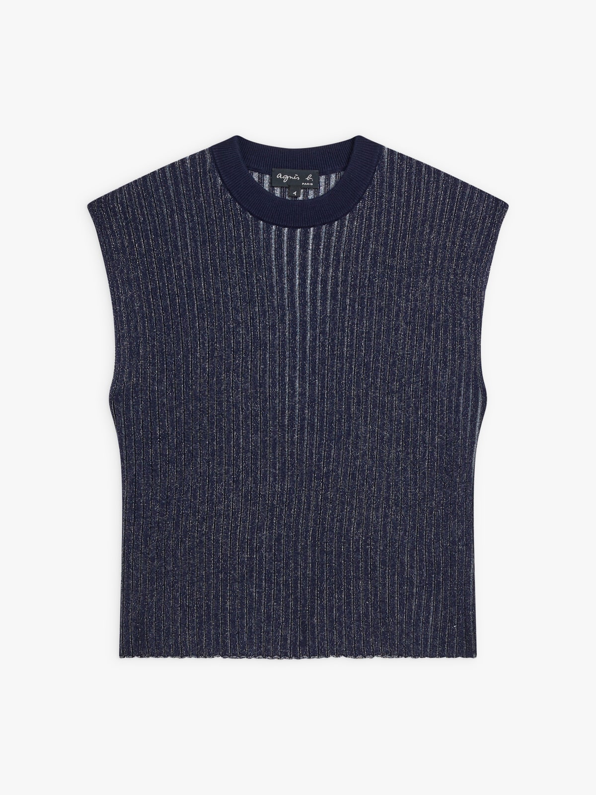 blue silver lurex Dancing jumper