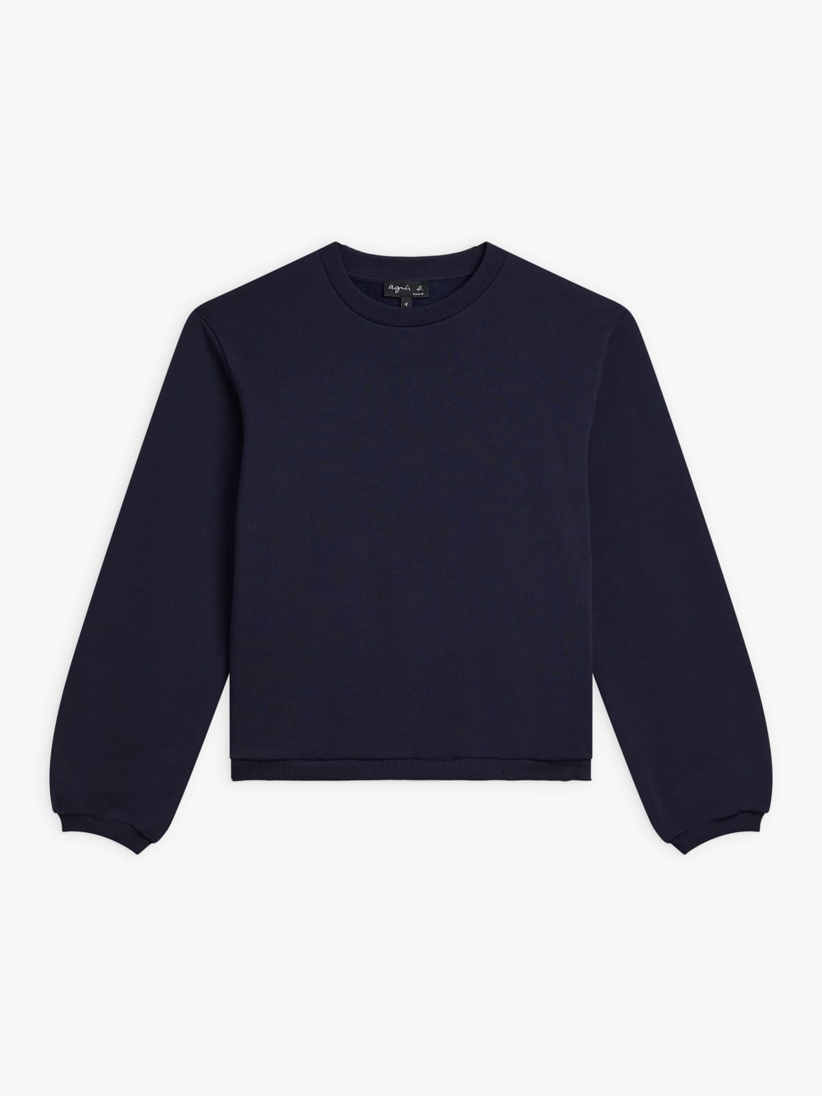 sweat Loli en molleton de coton bleu