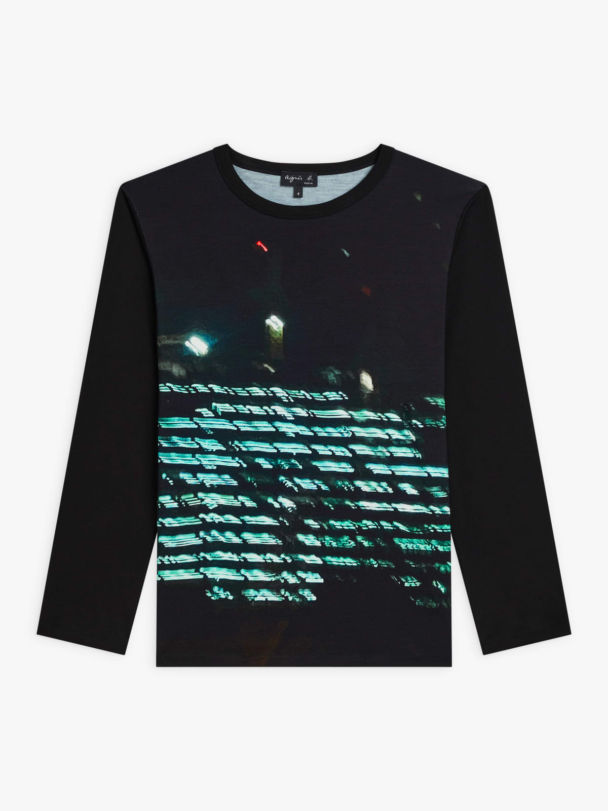 viscose jersey New Cool digital photo print by agnès b. t-shirt