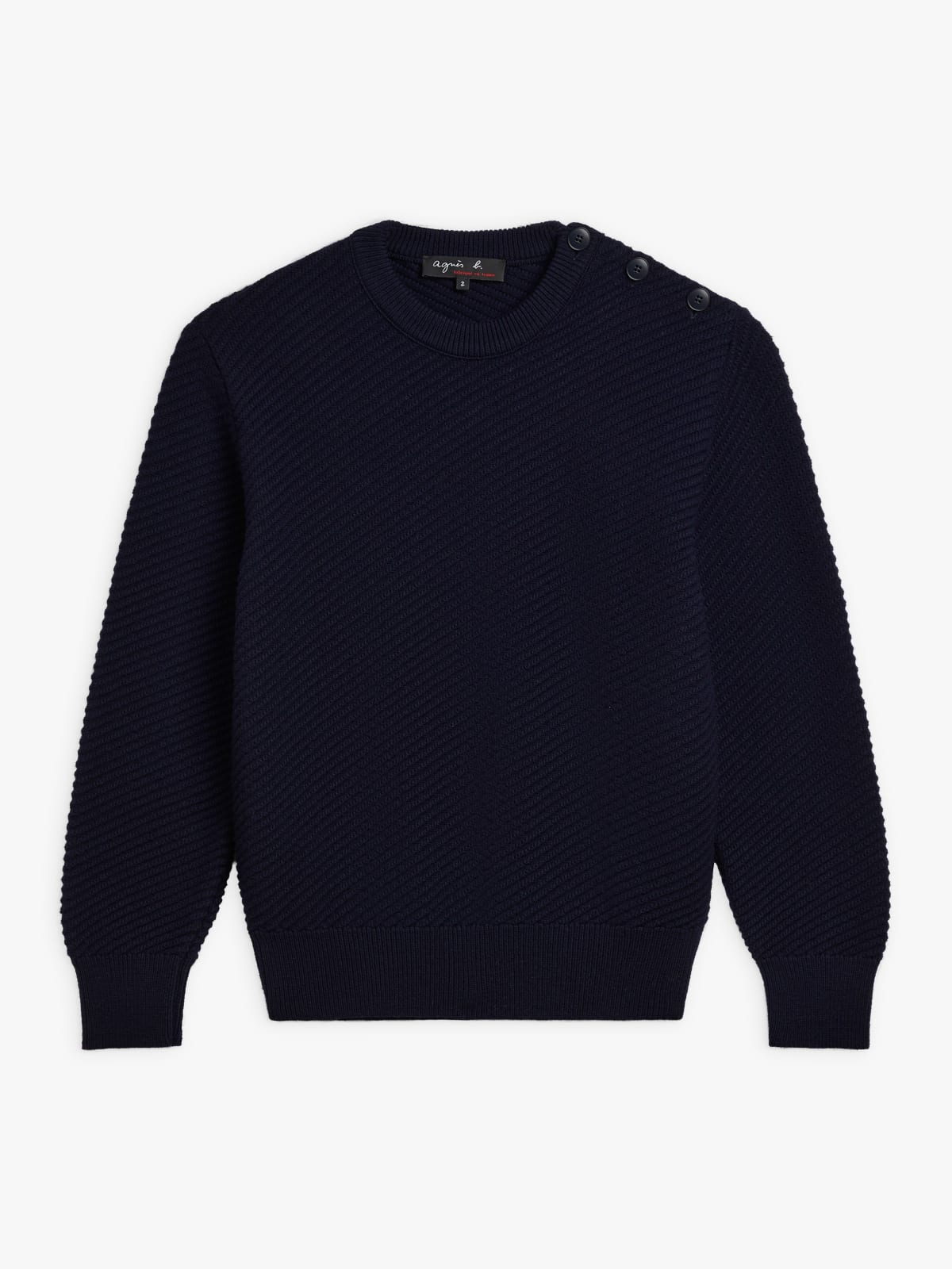 pull Corsaire en laine bleu