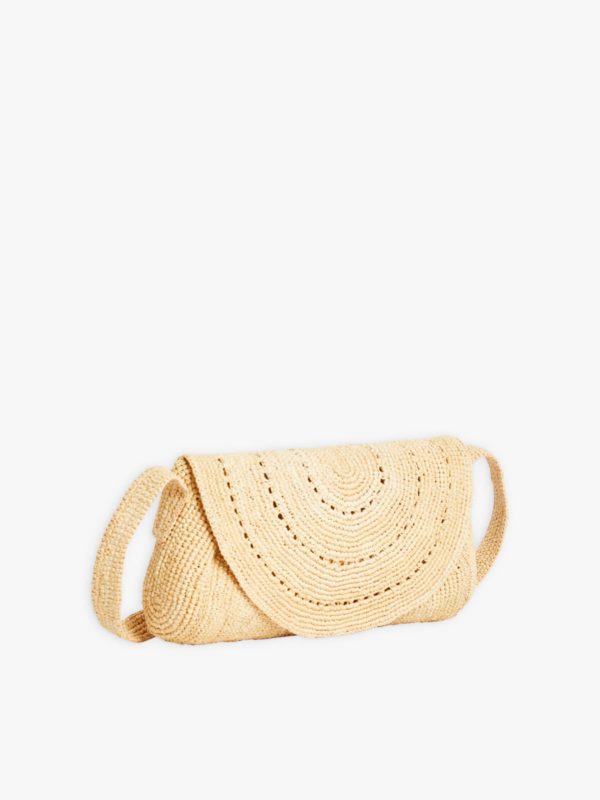 beige Amy raffia bag image number 1