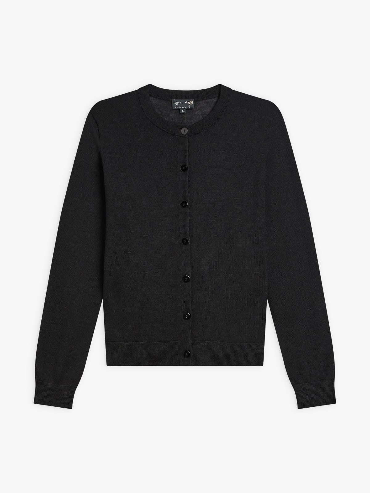 cardigan Scilly en alpaga noir
